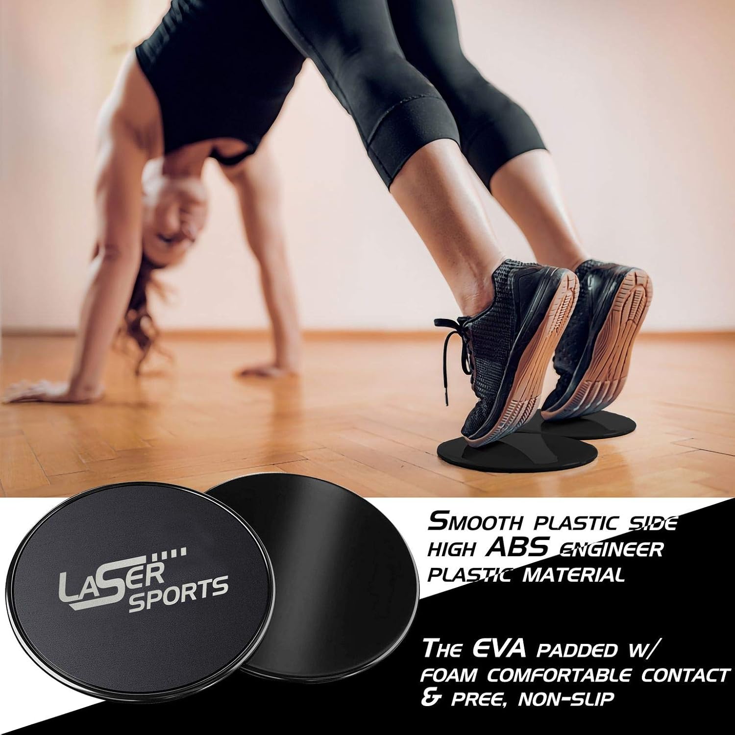 Laser Sports Dual‑Sided Exercise Sliding... 7 Laser Sports Dual‑Sided Exercise Sliding... - Image 7
