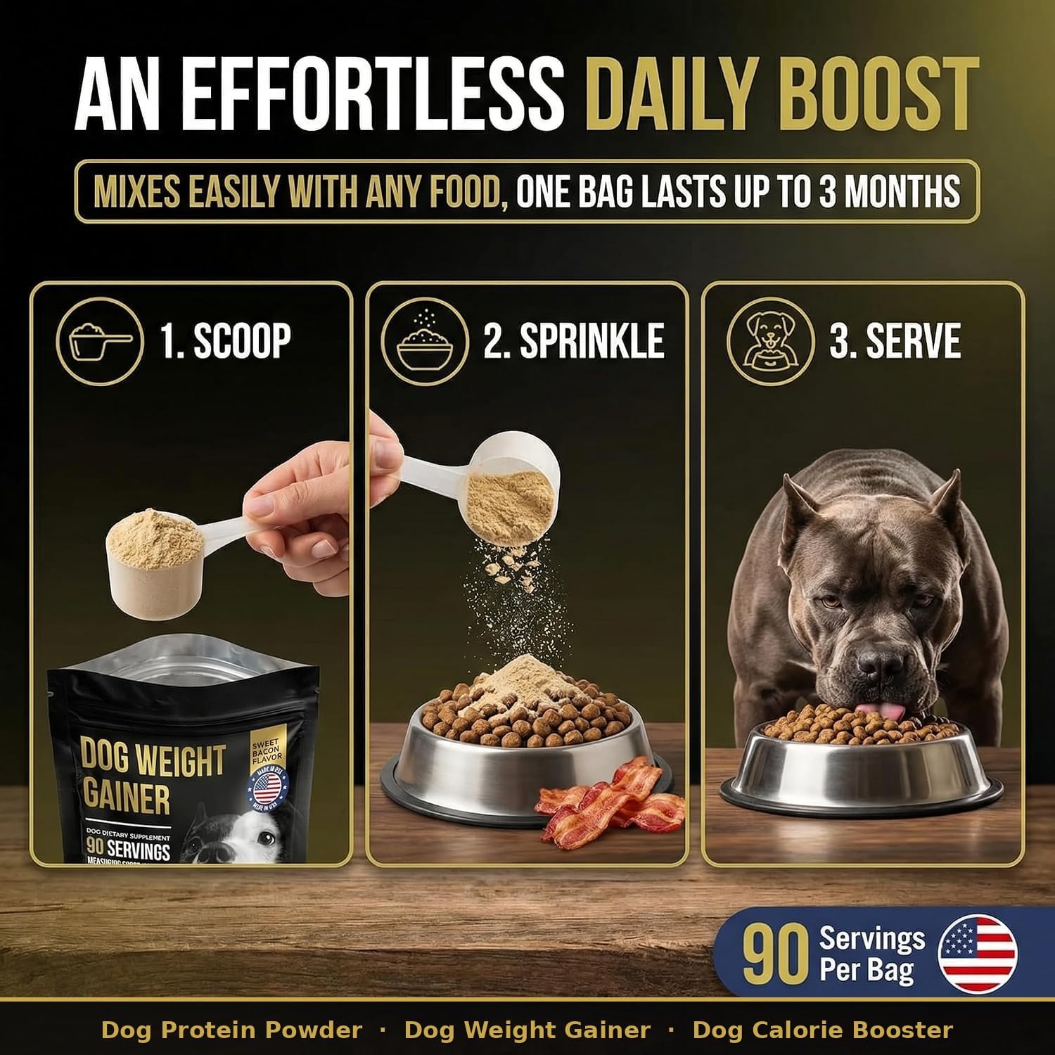 Dog Weight Gainer 90 Servings - High Cal... 5 Dog Weight Gainer 90 Servings - High Cal... - Image 5
