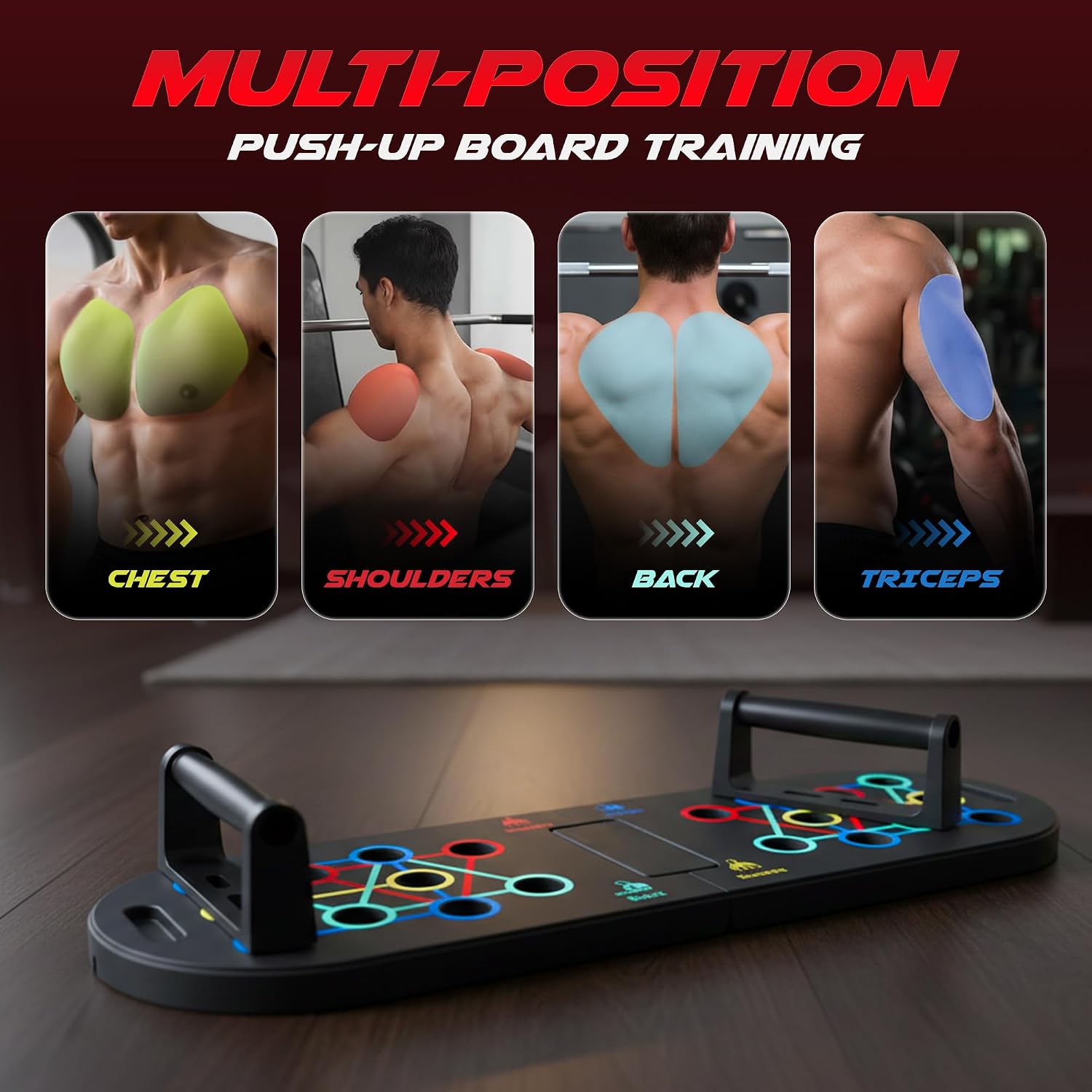 Plank Board & Push Up Board 22-in-1 with... 7 Plank Board & Push Up Board 22-in-1 with... - Image 7