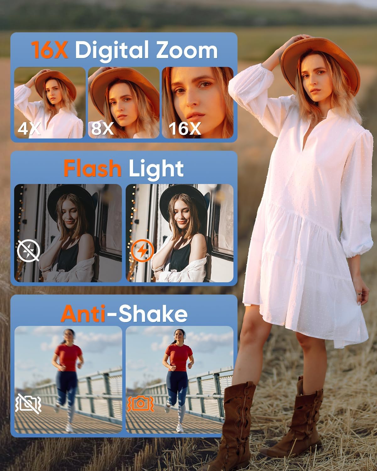 Digital Camera, 4K 64MP Autofocus 16X Zo... 5 Digital Camera, 4K 64MP Autofocus 16X Zo... - Image 5