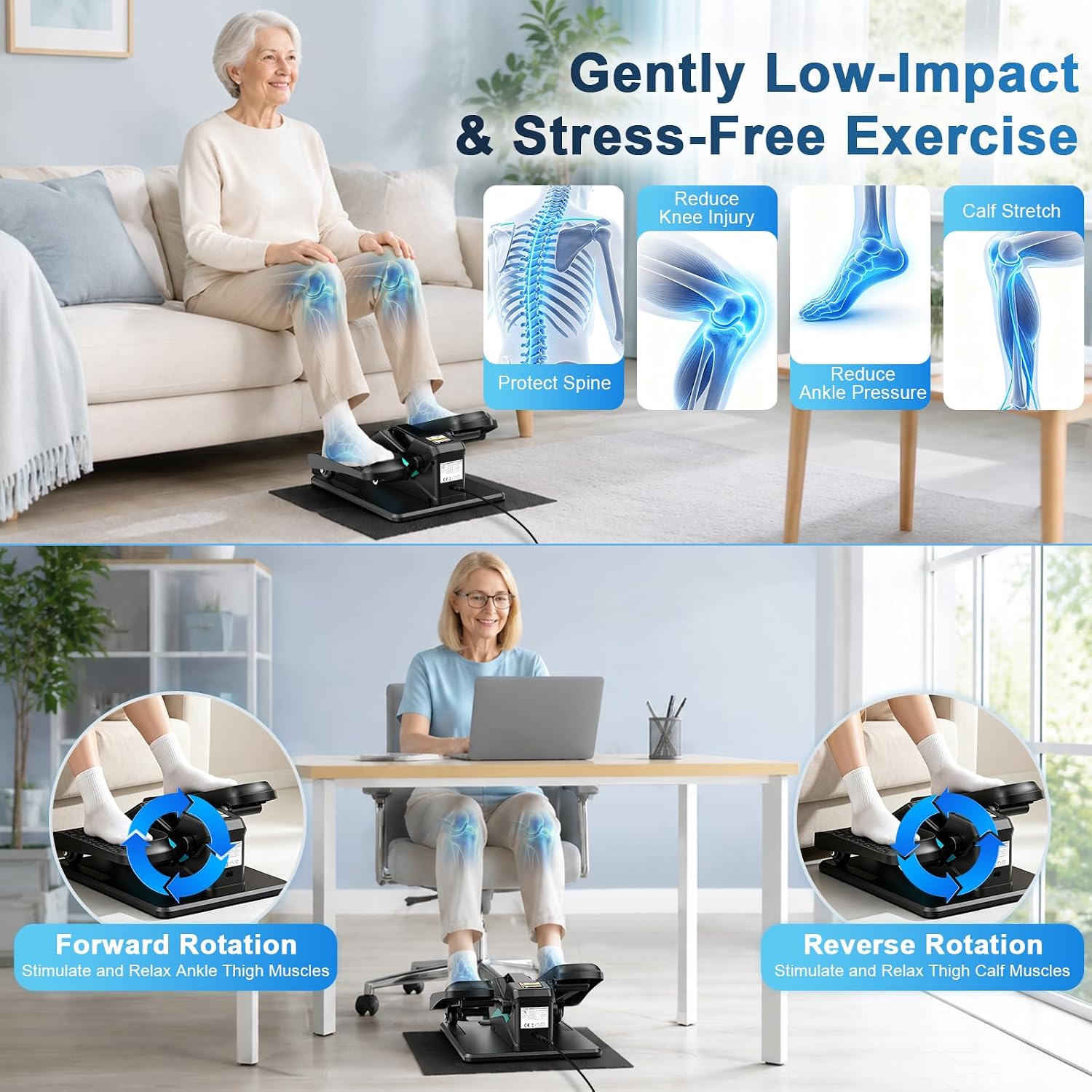 Under Desk Elliptical Machine, Electric ... 7 Under Desk Elliptical Machine, Electric ... - Image 7