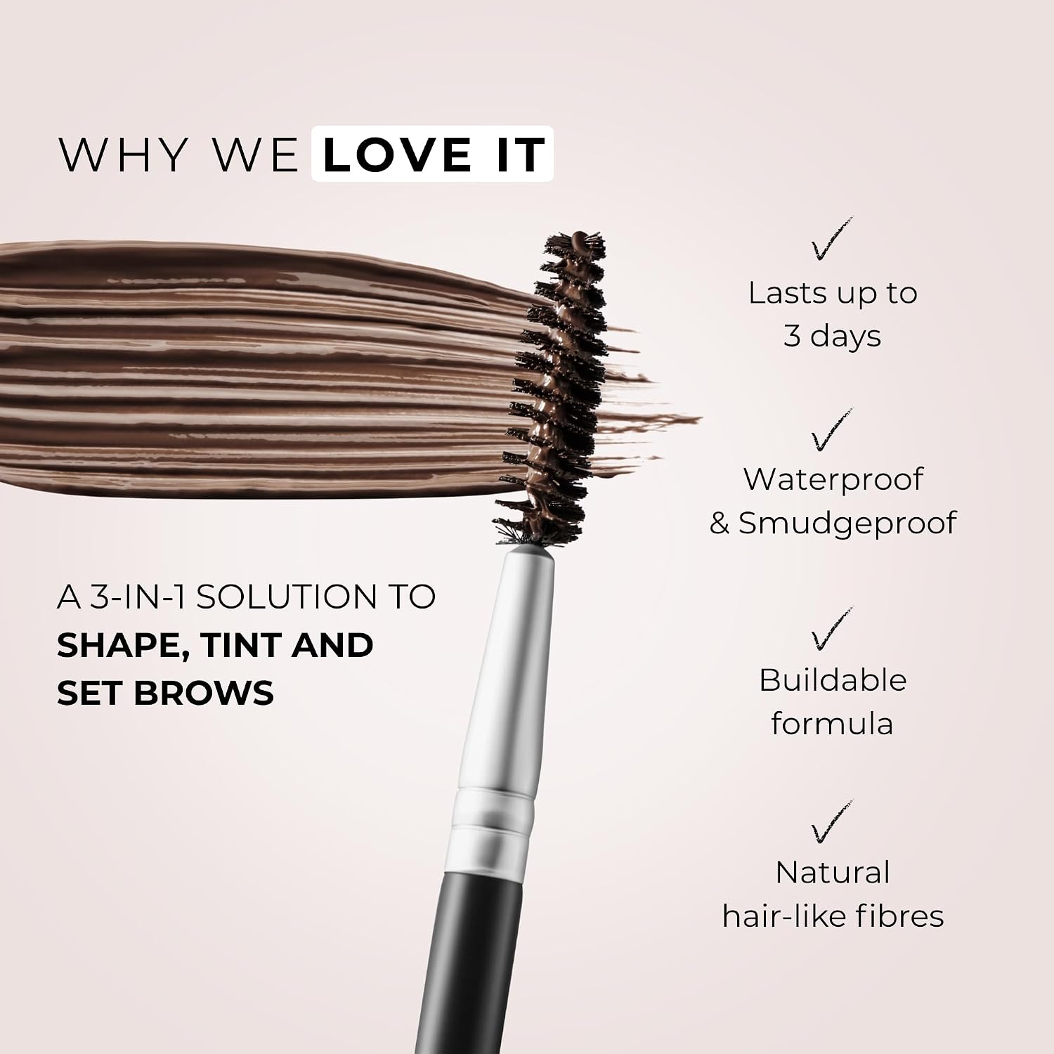 WUNDERBROW Waterproof Eyebrow Gel, Taupe... 6 WUNDERBROW Waterproof Eyebrow Gel, Taupe... - Image 6