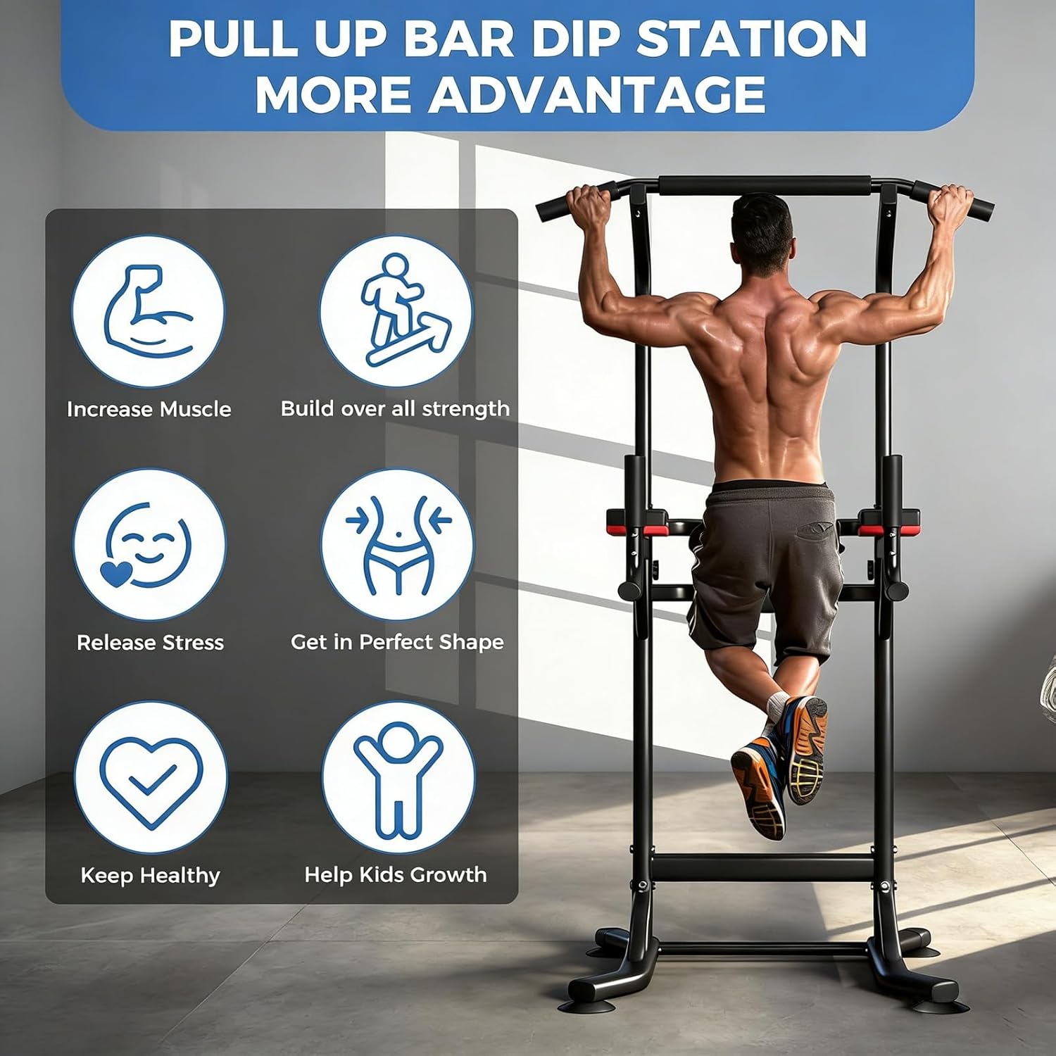 ZENOVA Pull Up Bar, Multi-Function Frees... 7 ZENOVA Pull Up Bar, Multi-Function Frees... - Image 7