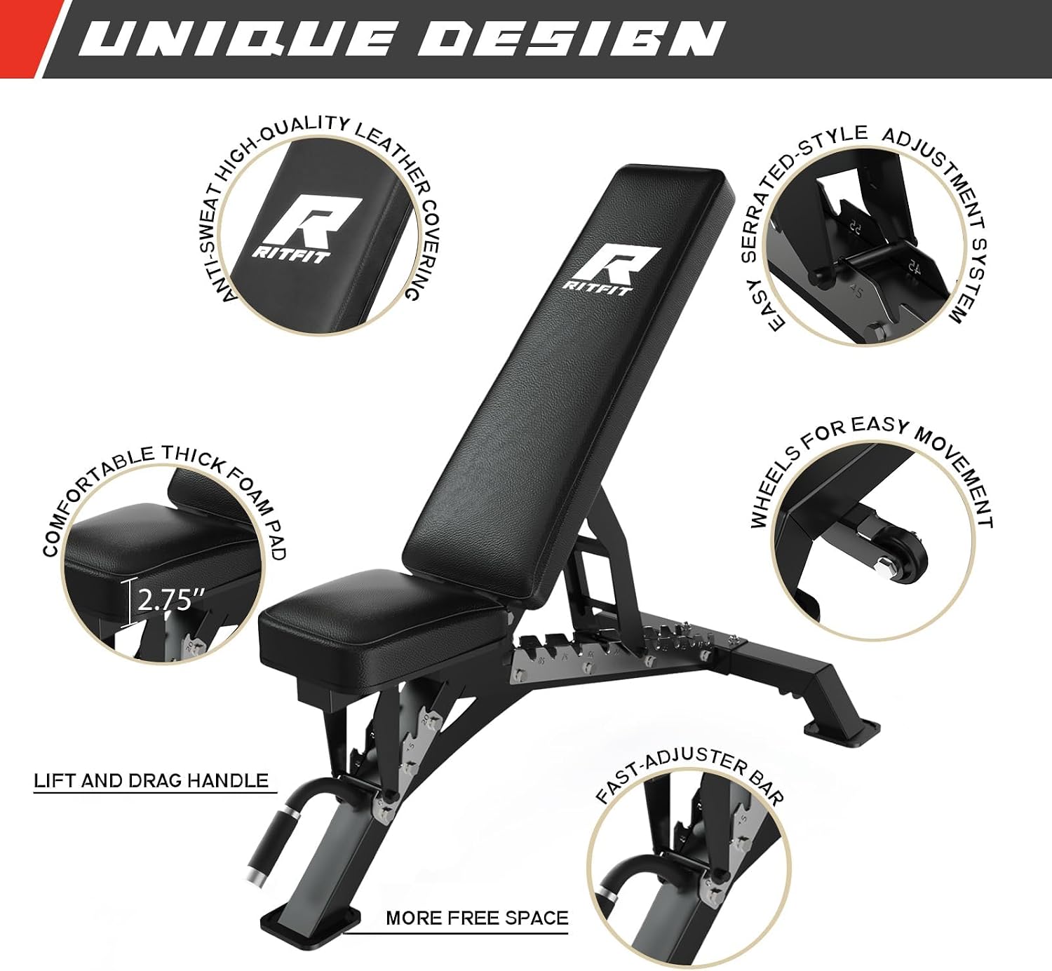 RitFit Power Cage Home Gym Package with ... 8 RitFit Power Cage Home Gym Package with ... - Image 8