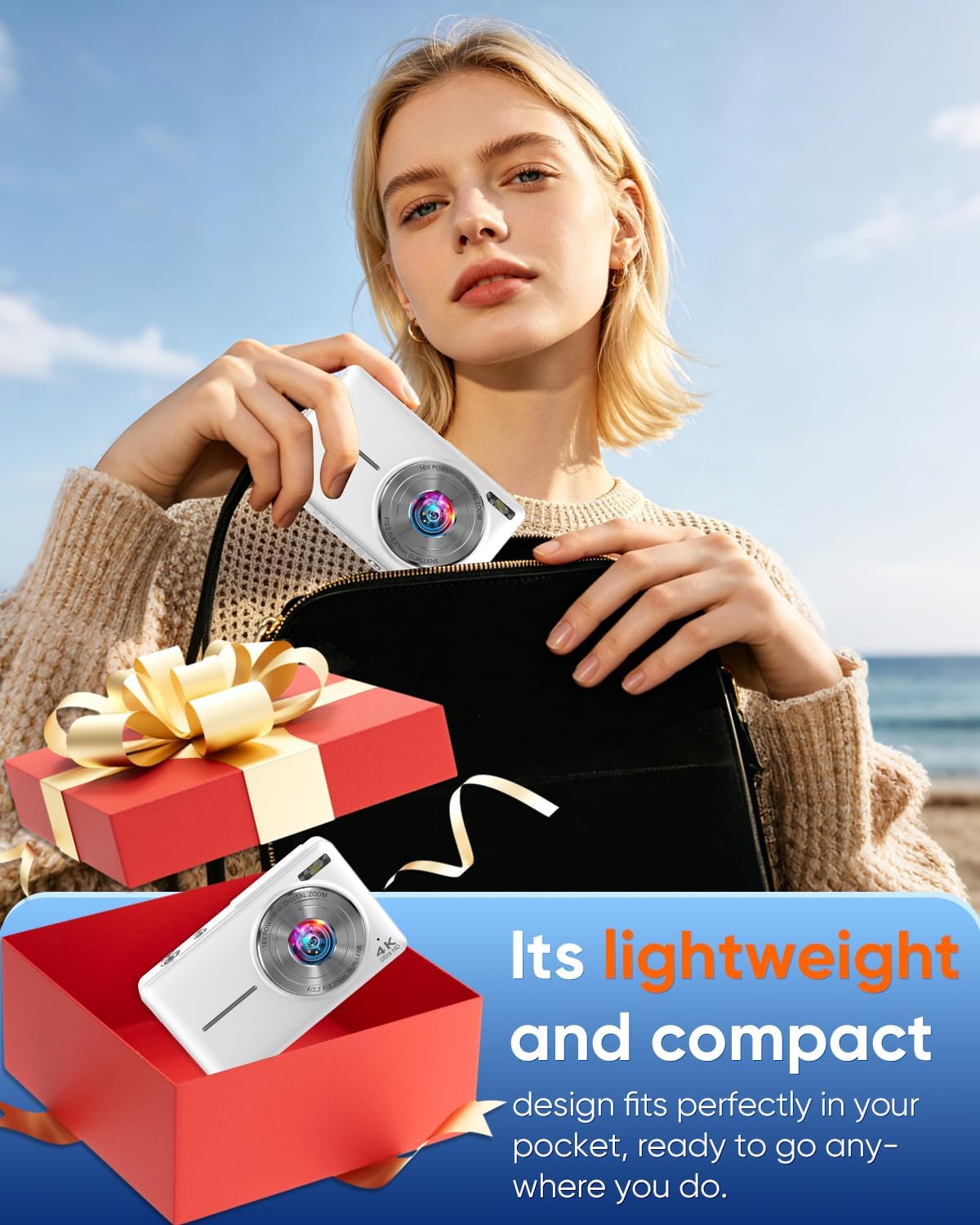 Digital Camera, 4K 64MP Autofocus 16X Zo... 8 Digital Camera, 4K 64MP Autofocus 16X Zo... - Image 8