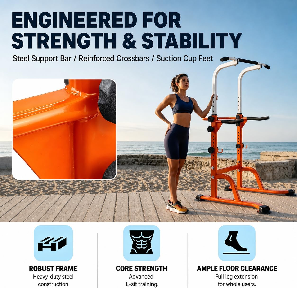 Power Tower Pull Up Bar and Dip Station,... 6 Power Tower Pull Up Bar and Dip Station,... - Image 6