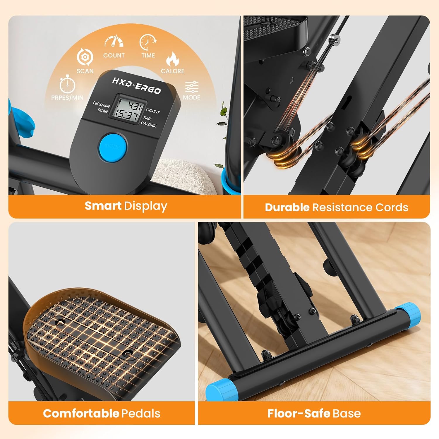 HXD-ERGO Stair Stepper, Upgrade 6-Level ... 8 HXD-ERGO Stair Stepper, Upgrade 6-Level ... - Image 8