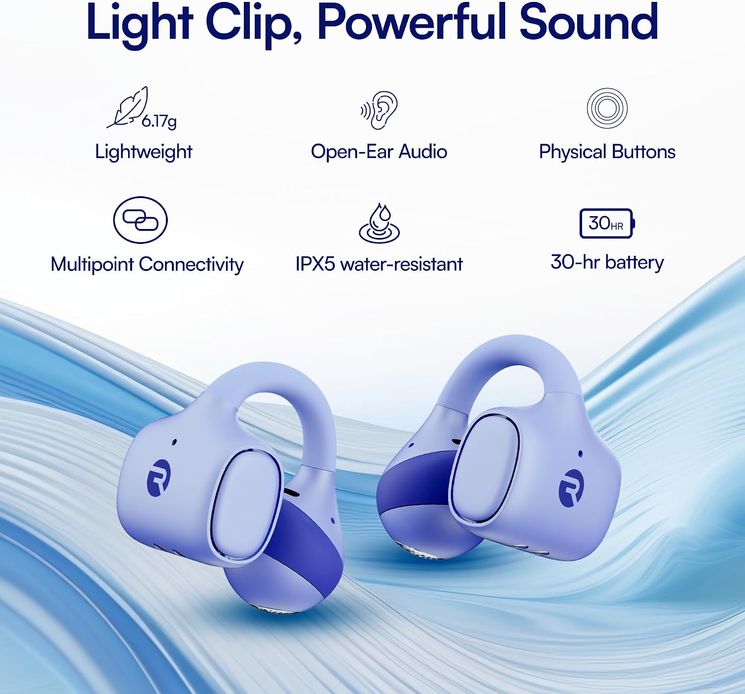 Raycon Everyday Clip-On Earbuds, Open Ea... 3 Raycon Everyday Clip-On Earbuds, Open Ea... - Image 3