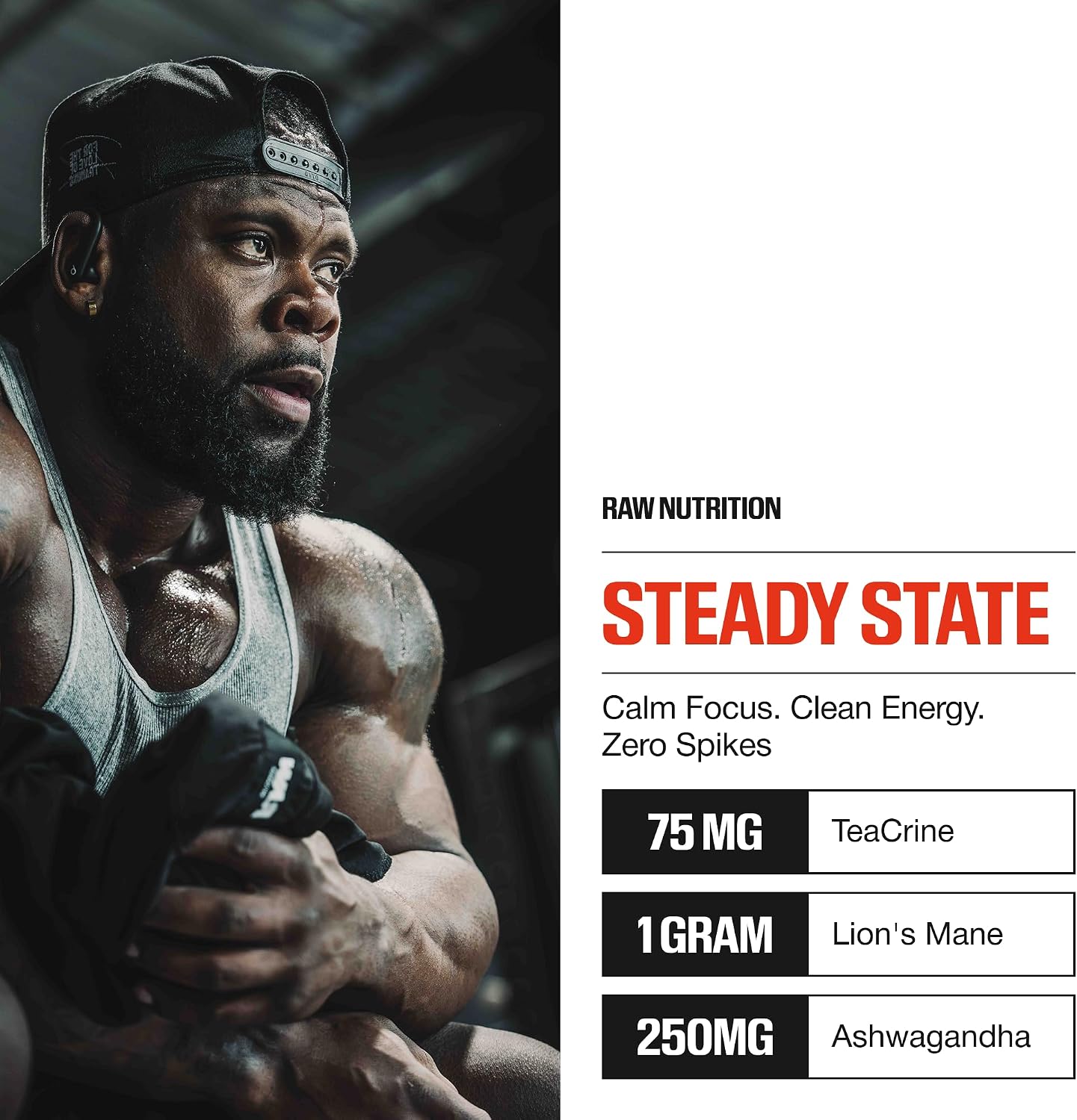 RAW Steady State Low Stim Nootropic Pre ... 2 RAW Steady State Low Stim Nootropic Pre ... - Image 2