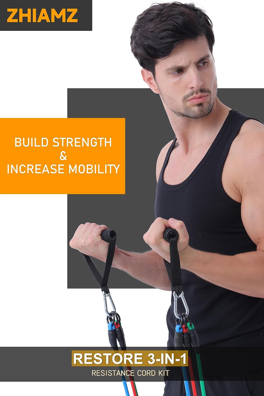Resistance Bands with Handles, Exercise ... 5 Resistance Bands with Handles, Exercise ... - Image 5
