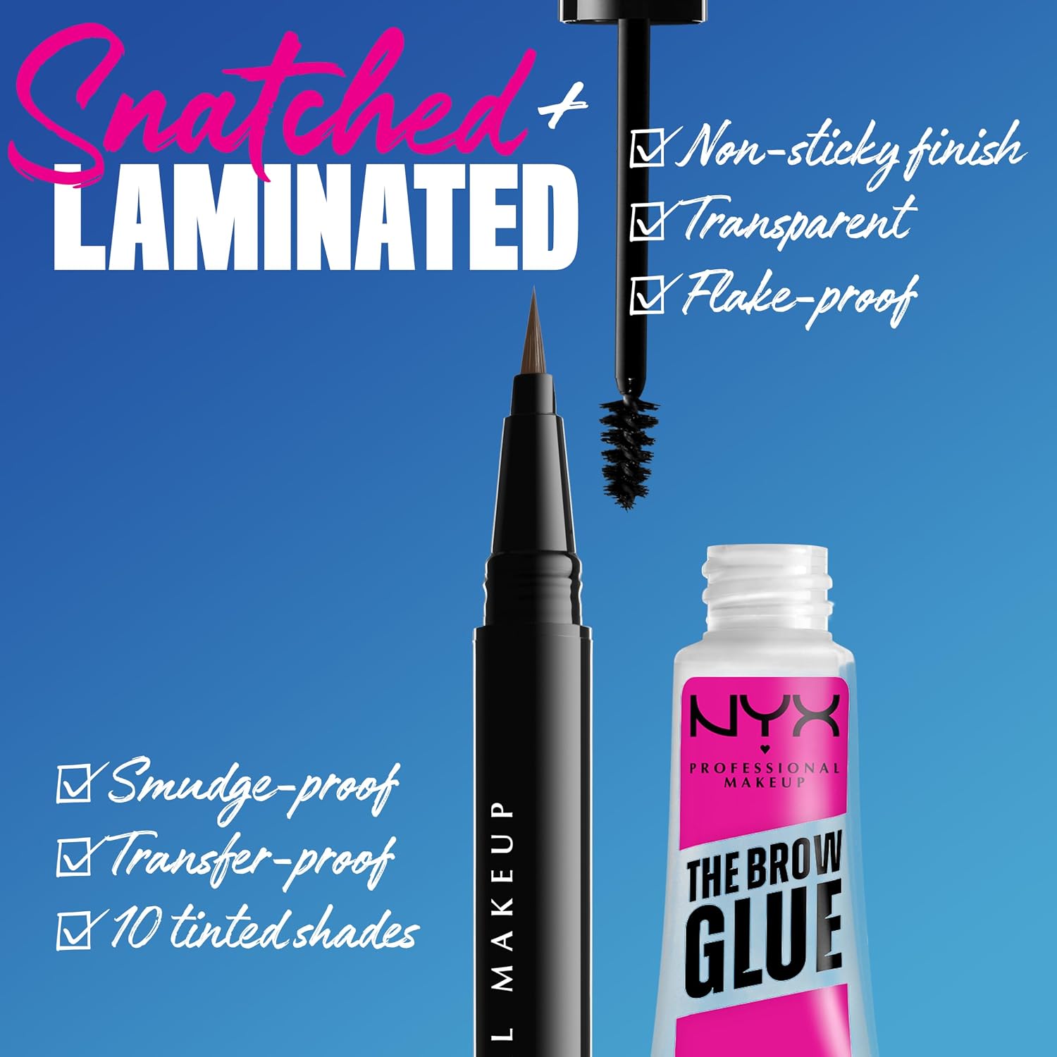 NYX PROFESSIONAL MAKEUP The Brow Glue, E... 8 NYX PROFESSIONAL MAKEUP The Brow Glue, E... - Image 8