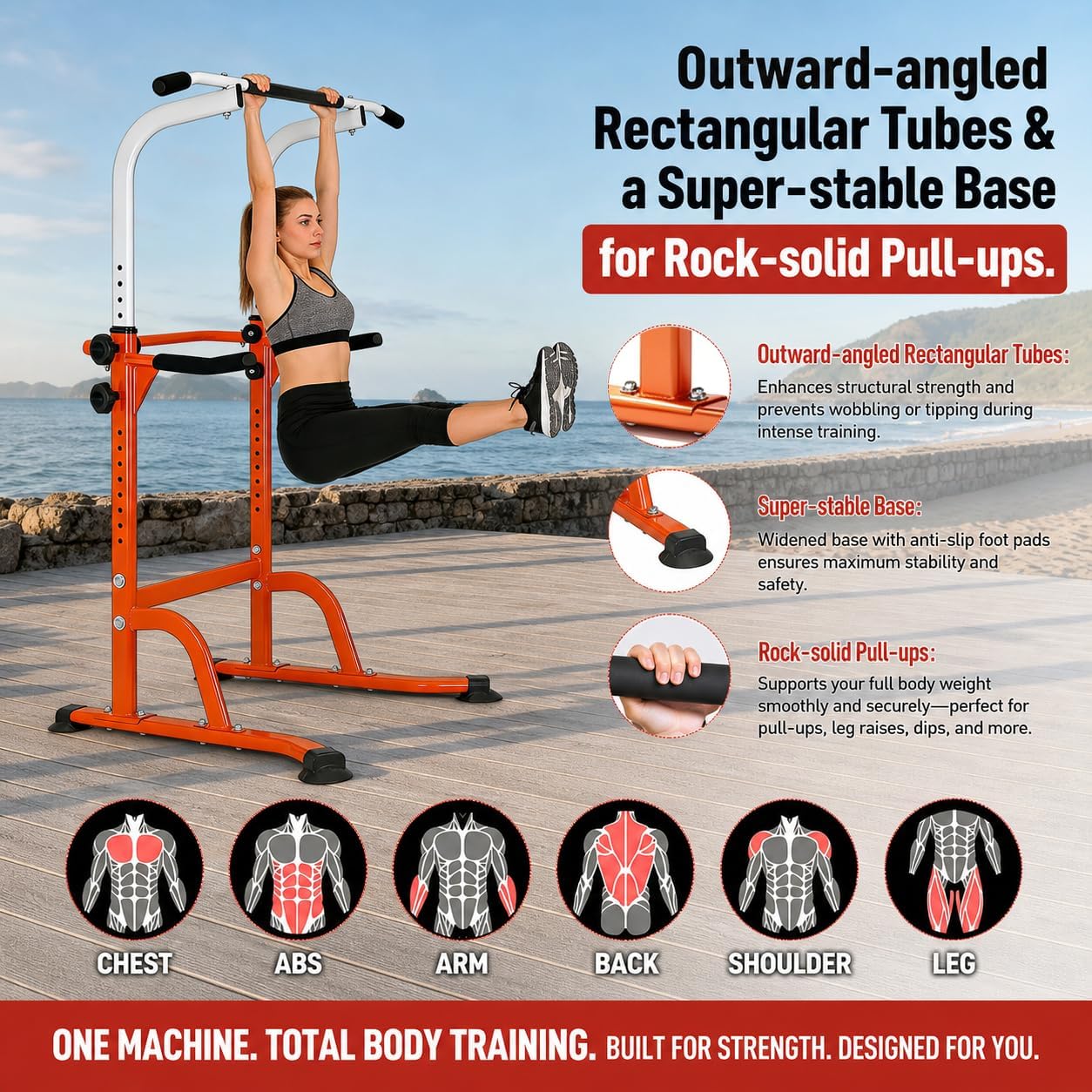 Power Tower Pull Up Bar and Dip Station,... 2 Power Tower Pull Up Bar and Dip Station,... - Image 2