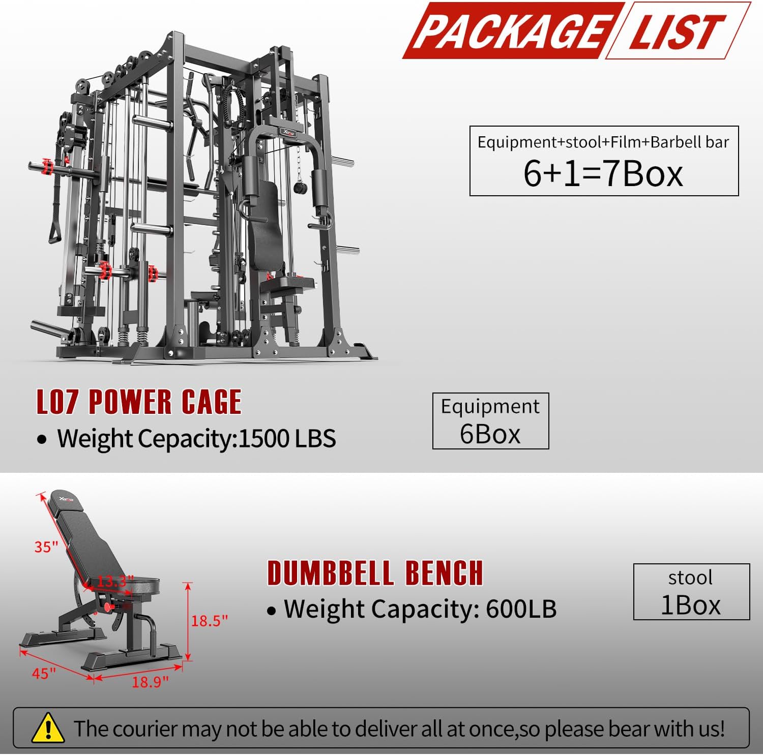 Smith Machine with Cable Crossover Syste... 13 Smith Machine with Cable Crossover Syste... - Image 13