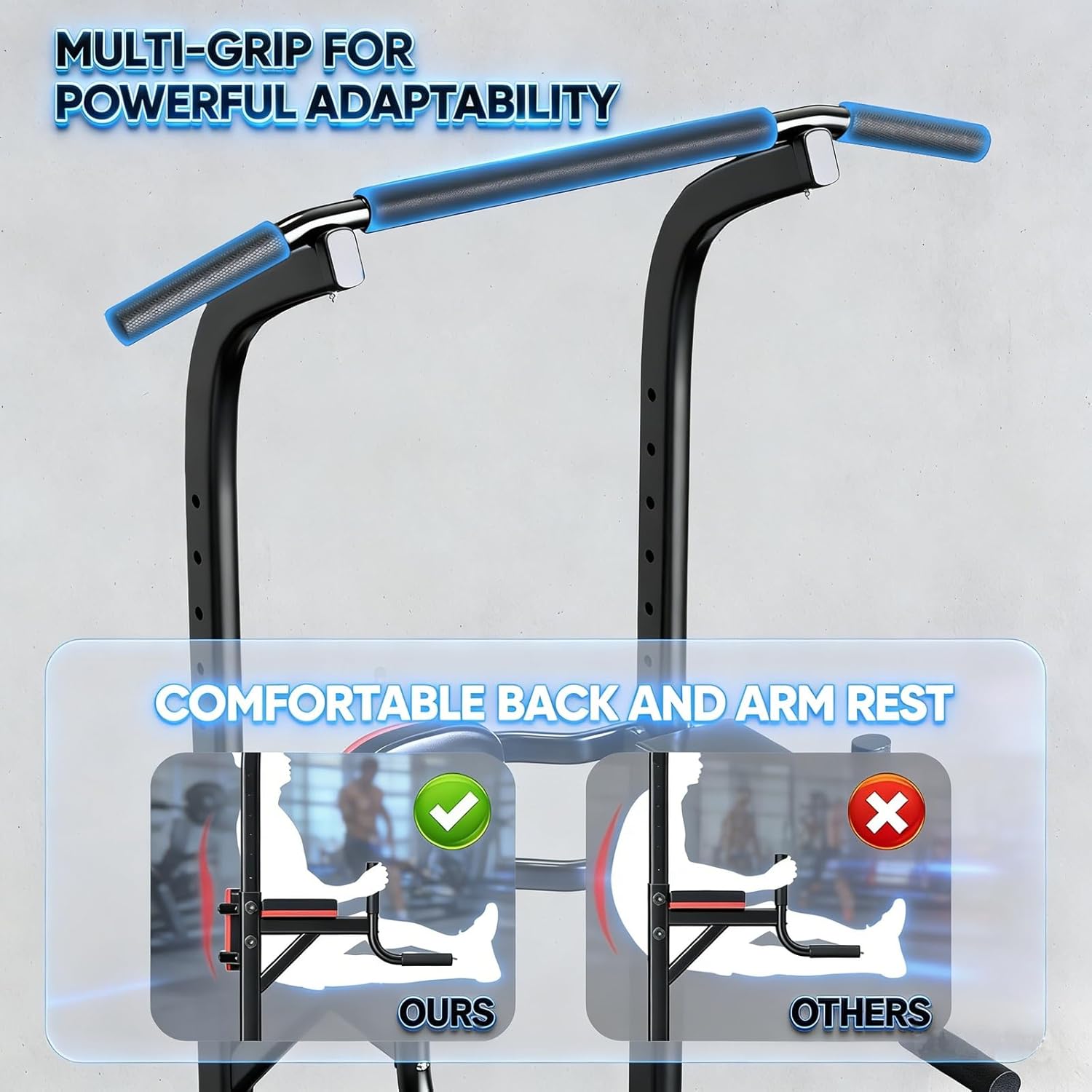 ZENOVA Pull Up Bar, Multi-Function Frees... 3 ZENOVA Pull Up Bar, Multi-Function Frees... - Image 3
