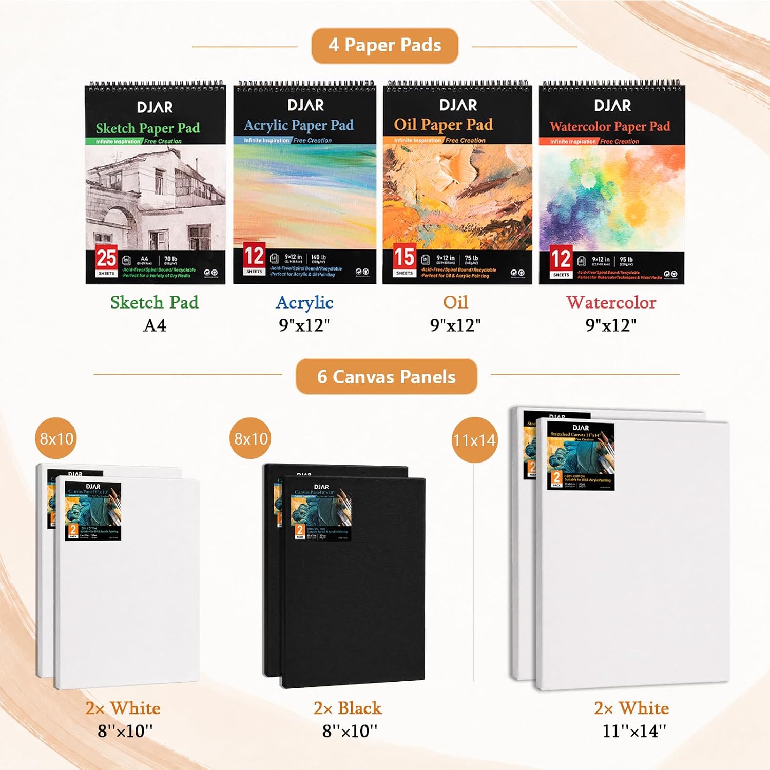 DJAR 174 Pcs All-in-One Art Painting Set... 5 DJAR 174 Pcs All-in-One Art Painting Set... - Image 5
