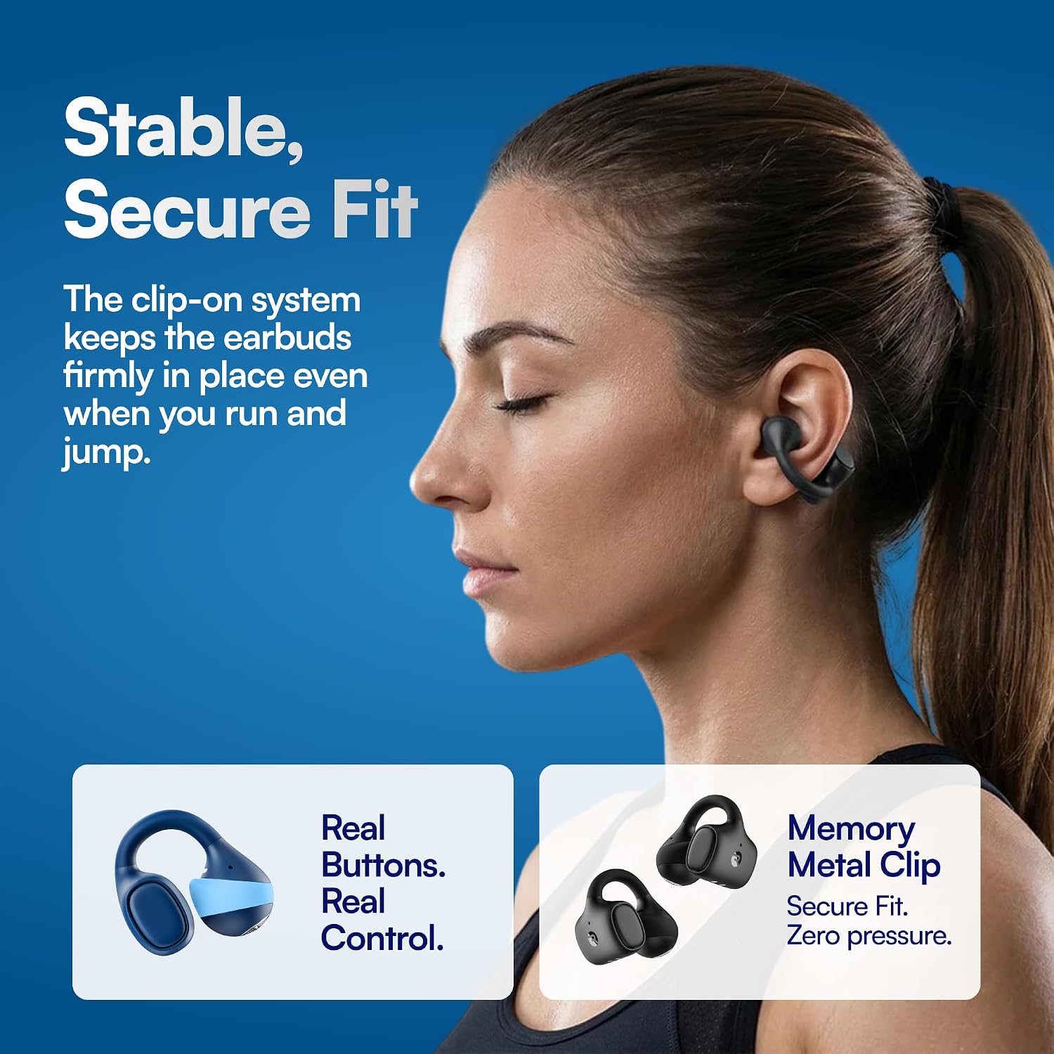 Raycon Everyday Clip-On Earbuds, Open Ea... 6 Raycon Everyday Clip-On Earbuds, Open Ea... - Image 6