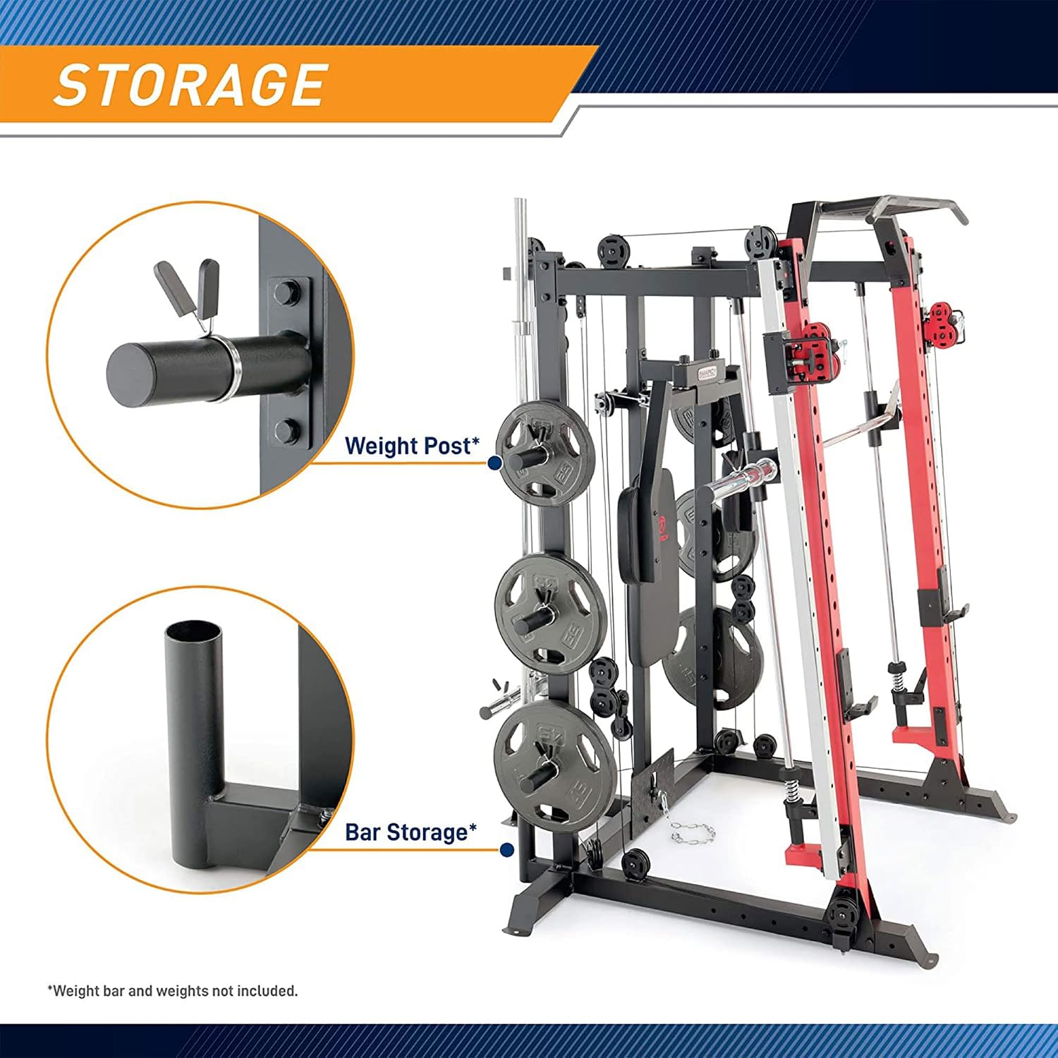 Marcy Smith Machine Cage System Home Gym... 5 Marcy Smith Machine Cage System Home Gym... - Image 5