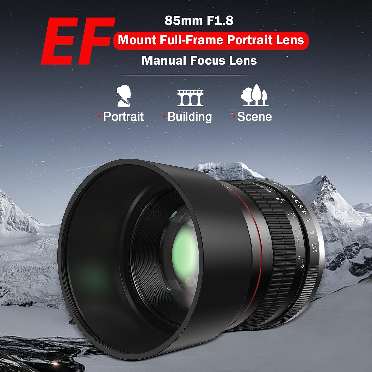 85mm f1.8 Portrait Lens EF Lens for Cano... 3 85mm f1.8 Portrait Lens EF Lens for Cano... - Image 3