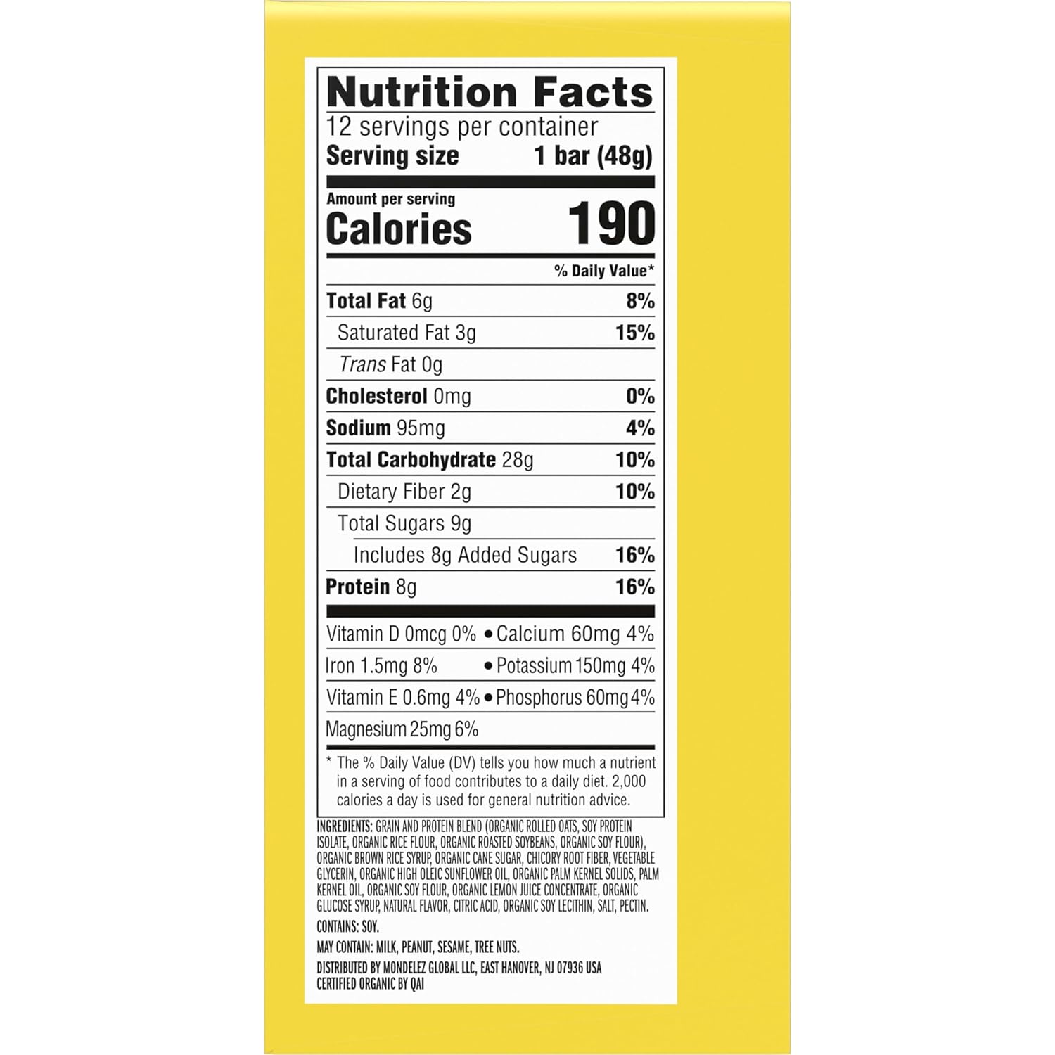 LUNA Bar LemonZest, Gluten Free Snack Ba... 14 LUNA Bar LemonZest, Gluten Free Snack Ba... - Image 14