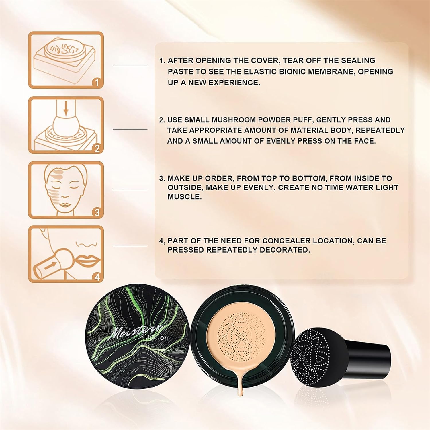 Mushroom Head Air Cushion CC Cream Stron... 6 Mushroom Head Air Cushion CC Cream Stron... - Image 6