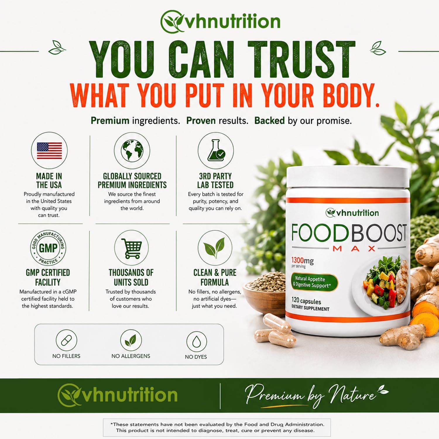 VH Nutrition | FoodBoost MAX | 1300mg Ap... 7 VH Nutrition | FoodBoost MAX | 1300mg Ap... - Image 7