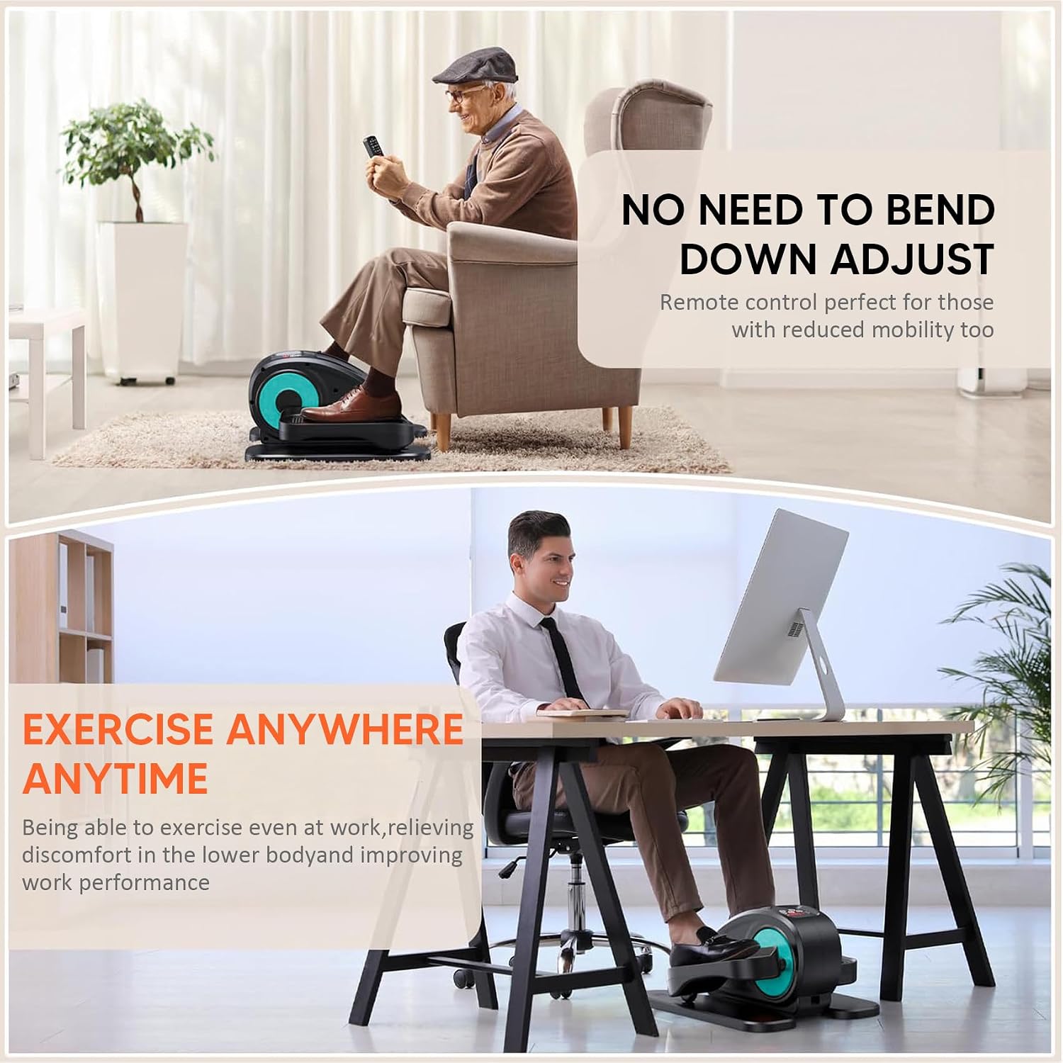 Tappio Under Desk Elliptical, Electric F... 3 Tappio Under Desk Elliptical, Electric F... - Image 3