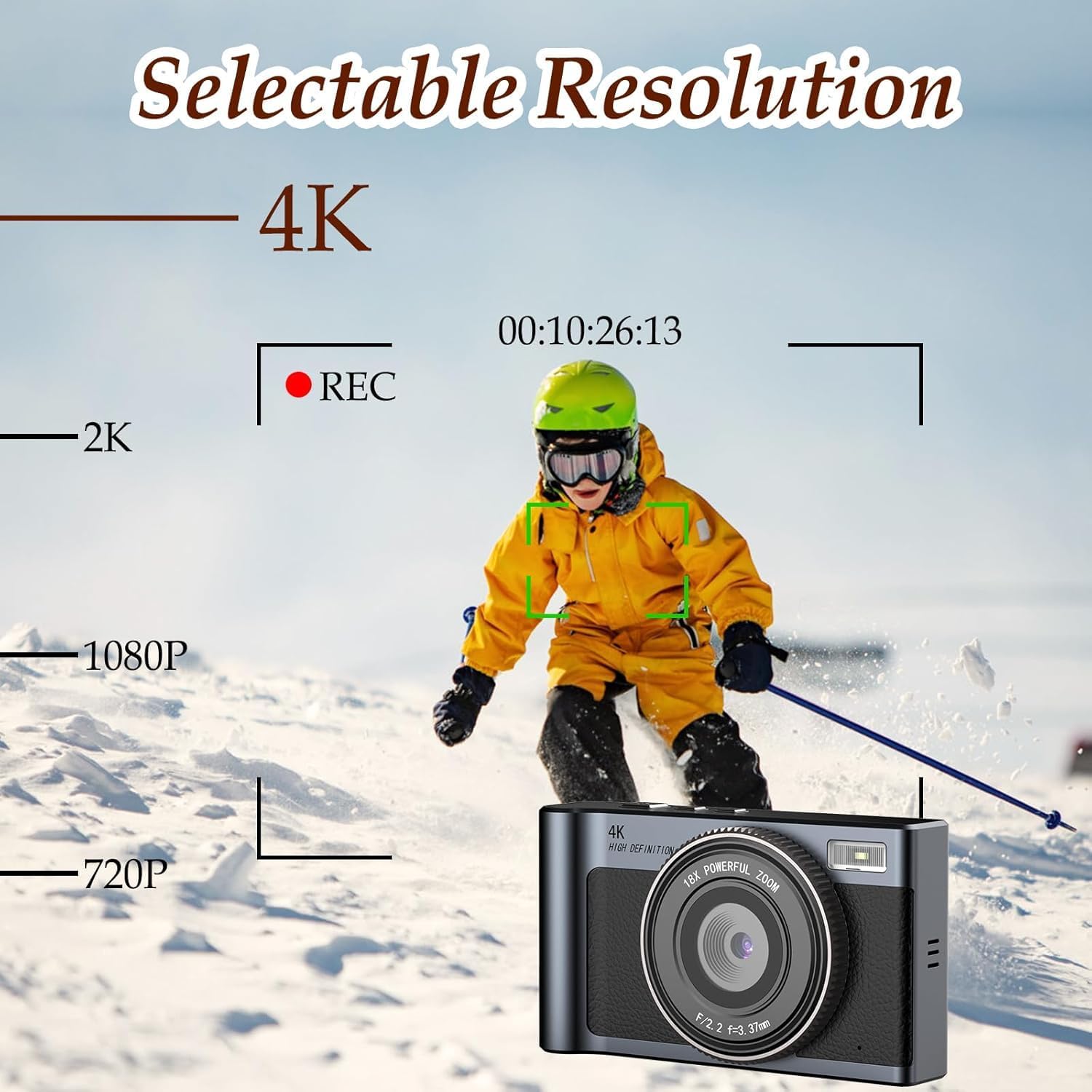 Forc Digital Camera,4K Camara de Fotos w... 5 Forc Digital Camera,4K Camara de Fotos w... - Image 5