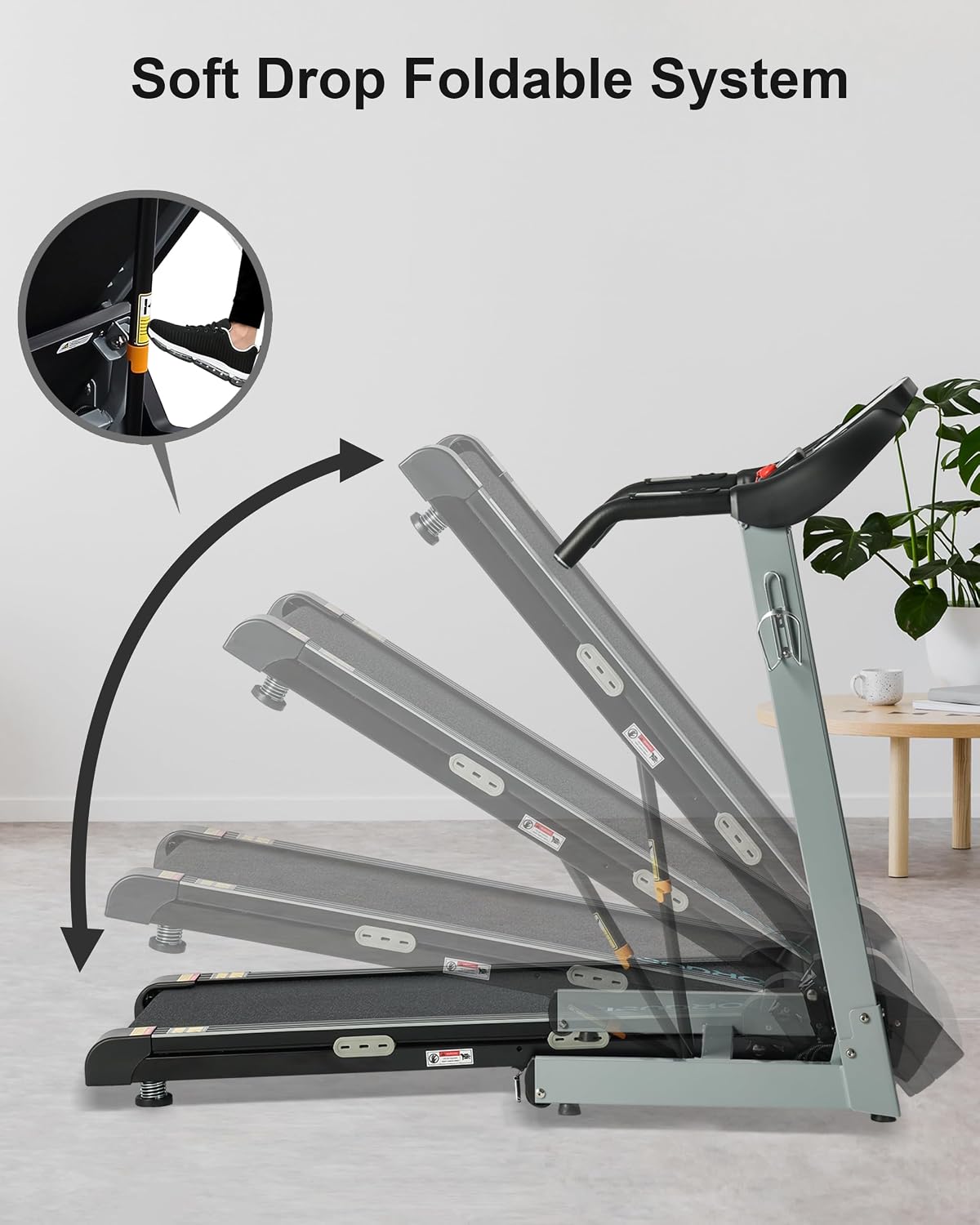 BORGUSI Treadmill with Auto Incline Fold... 8 BORGUSI Treadmill with Auto Incline Fold... - Image 8