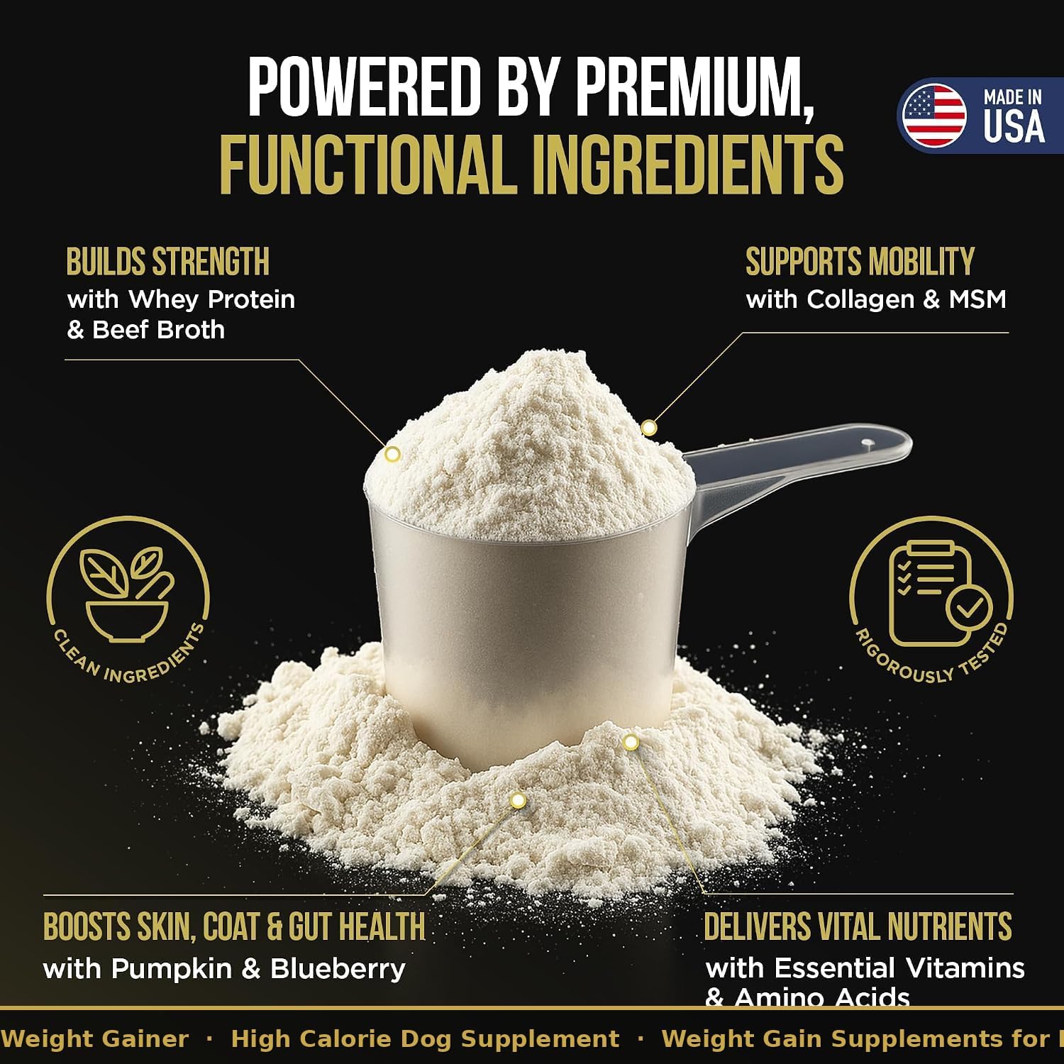 Dog Weight Gainer 90 Servings - High Cal... 7 Dog Weight Gainer 90 Servings - High Cal... - Image 7