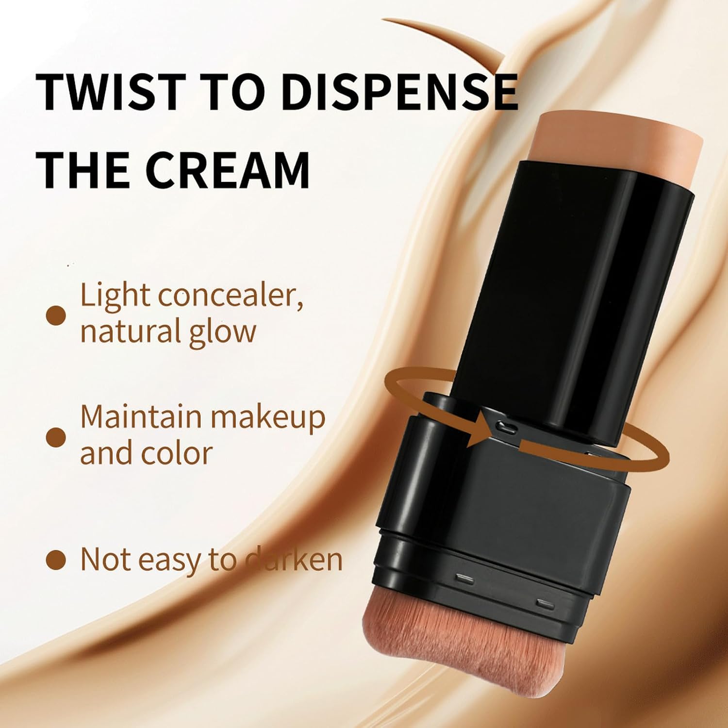 Foundation Stick, 2 in 1 Dual-Ended Long... 3 Foundation Stick, 2 in 1 Dual-Ended Long... - Image 3