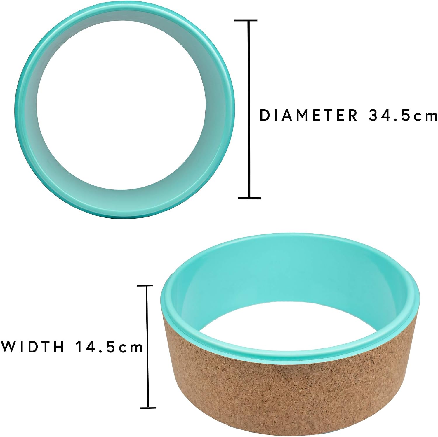 Myga Yoga Wheel,Exercise Prop for Back P... 3 Myga Yoga Wheel,Exercise Prop for Back P... - Image 3
