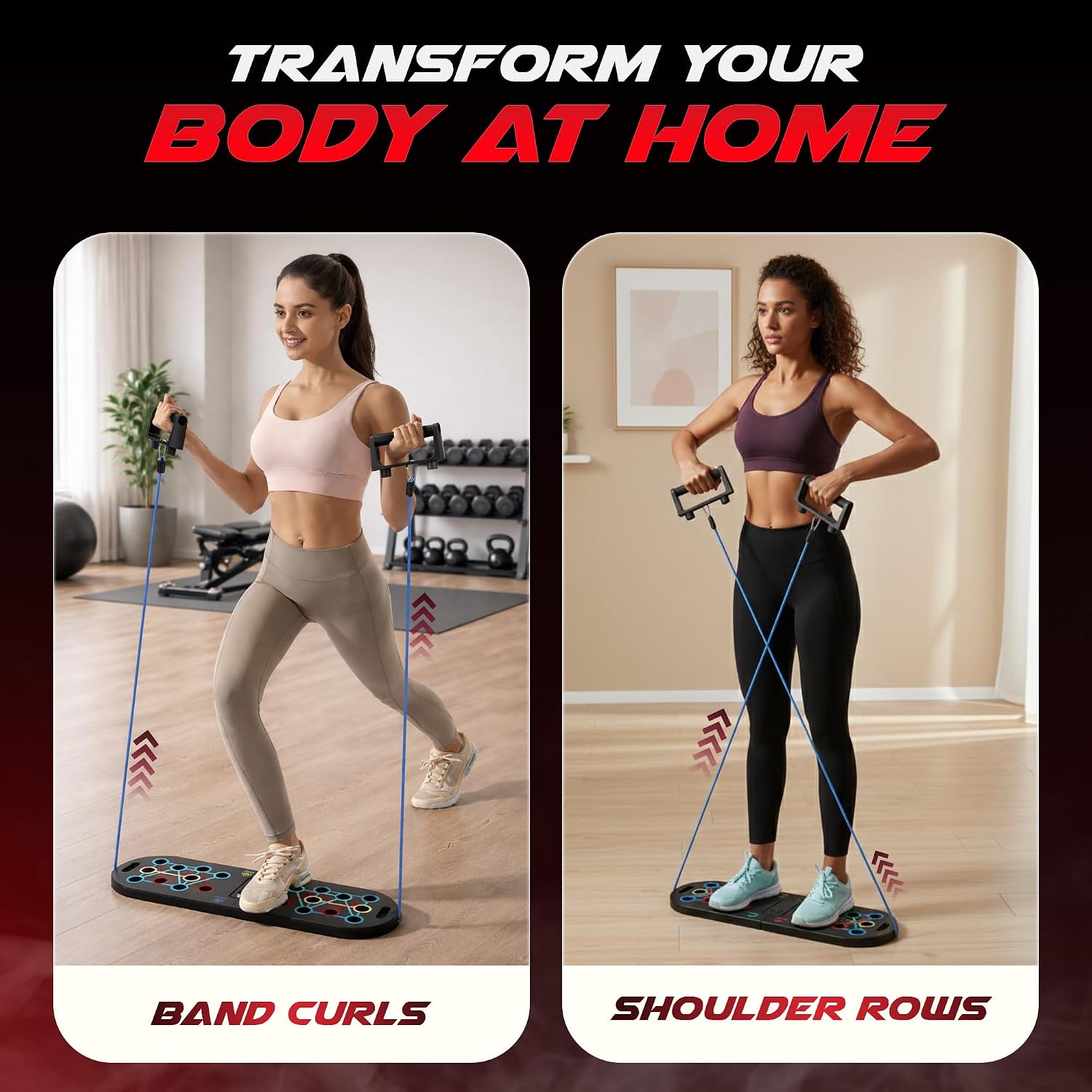 Plank Board & Push Up Board 22-in-1 with... 3 Plank Board & Push Up Board 22-in-1 with... - Image 3