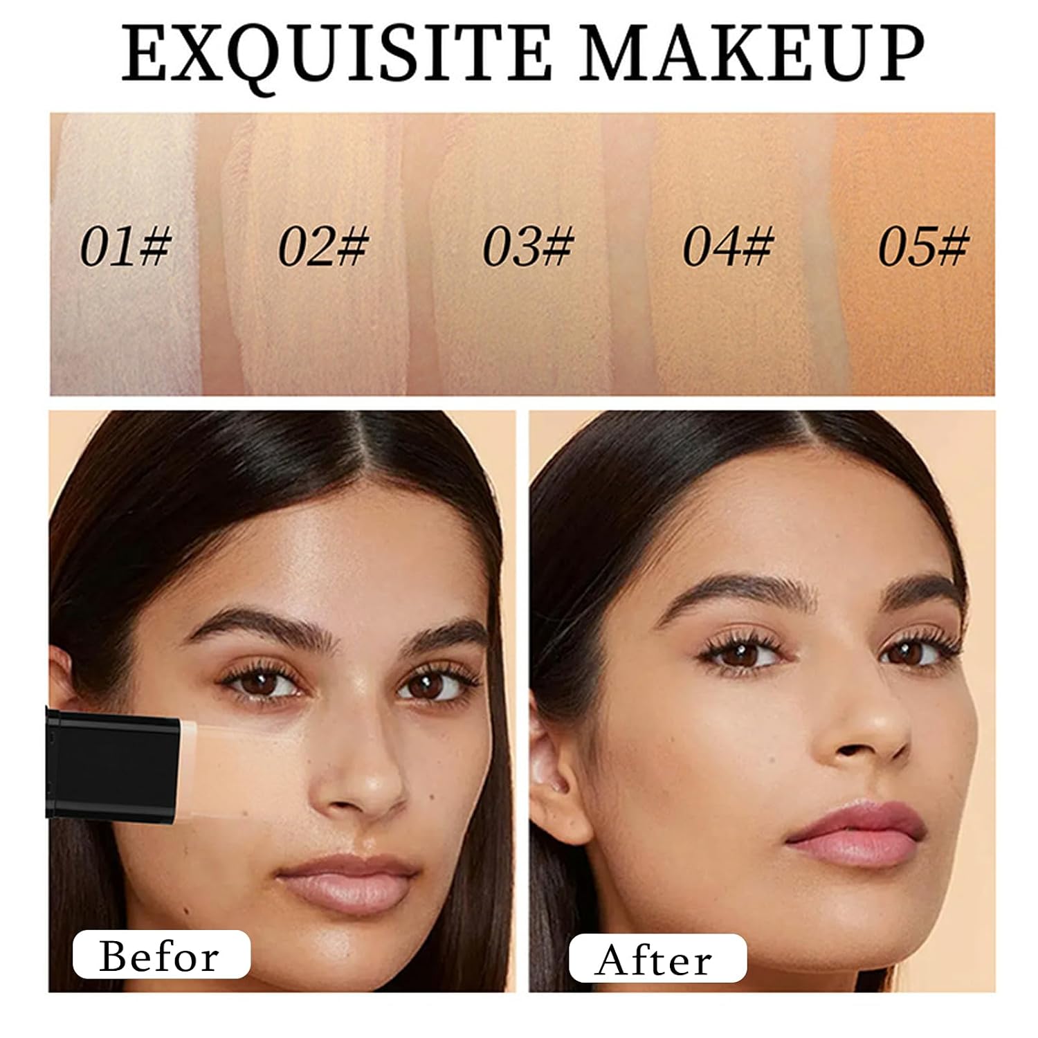 Foundation Stick, 2 in 1 Dual-Ended Long... 6 Foundation Stick, 2 in 1 Dual-Ended Long... - Image 6