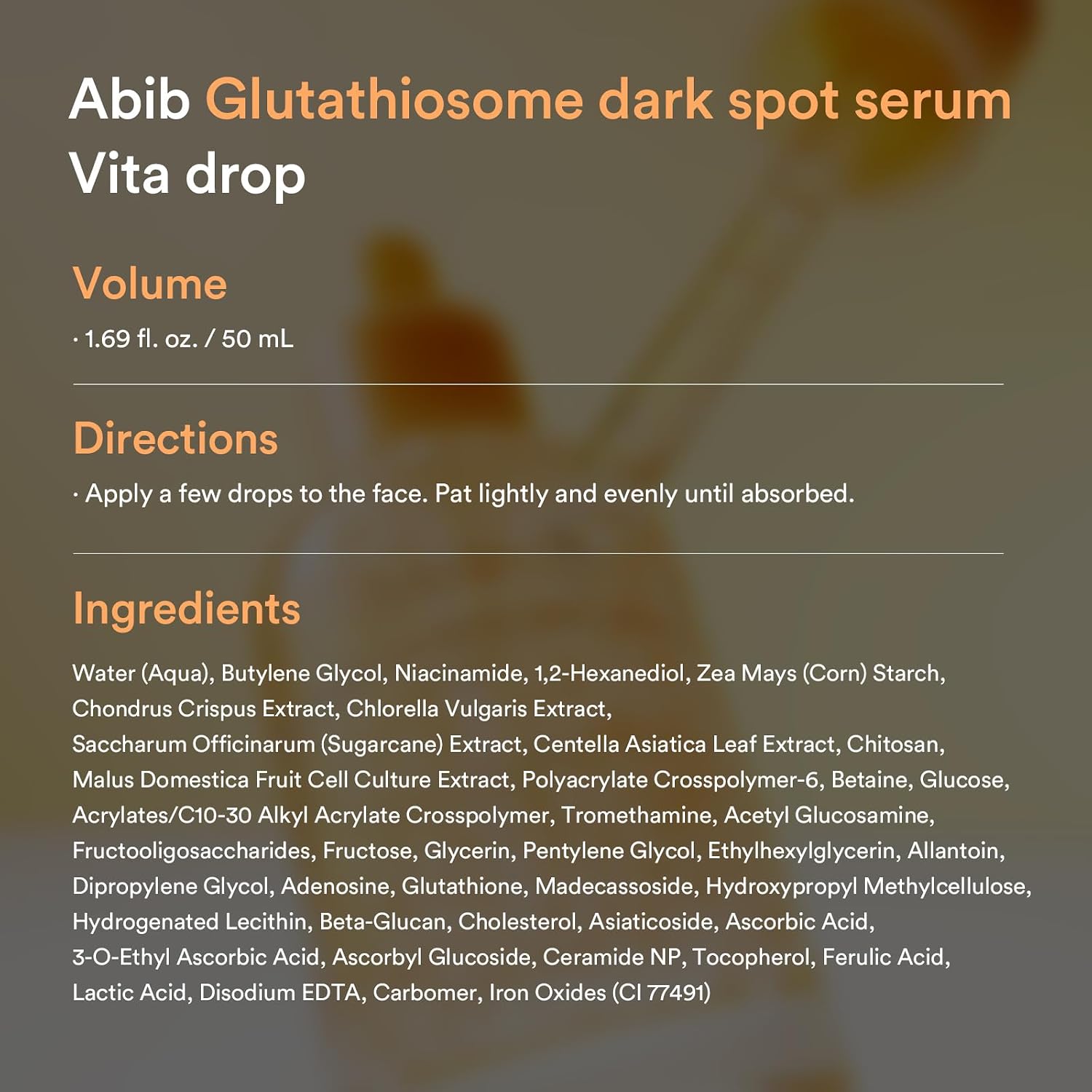 Abib Glutathiosome Dark Spot Serum Vita ... 9 Abib Glutathiosome Dark Spot Serum Vita ... - Image 9