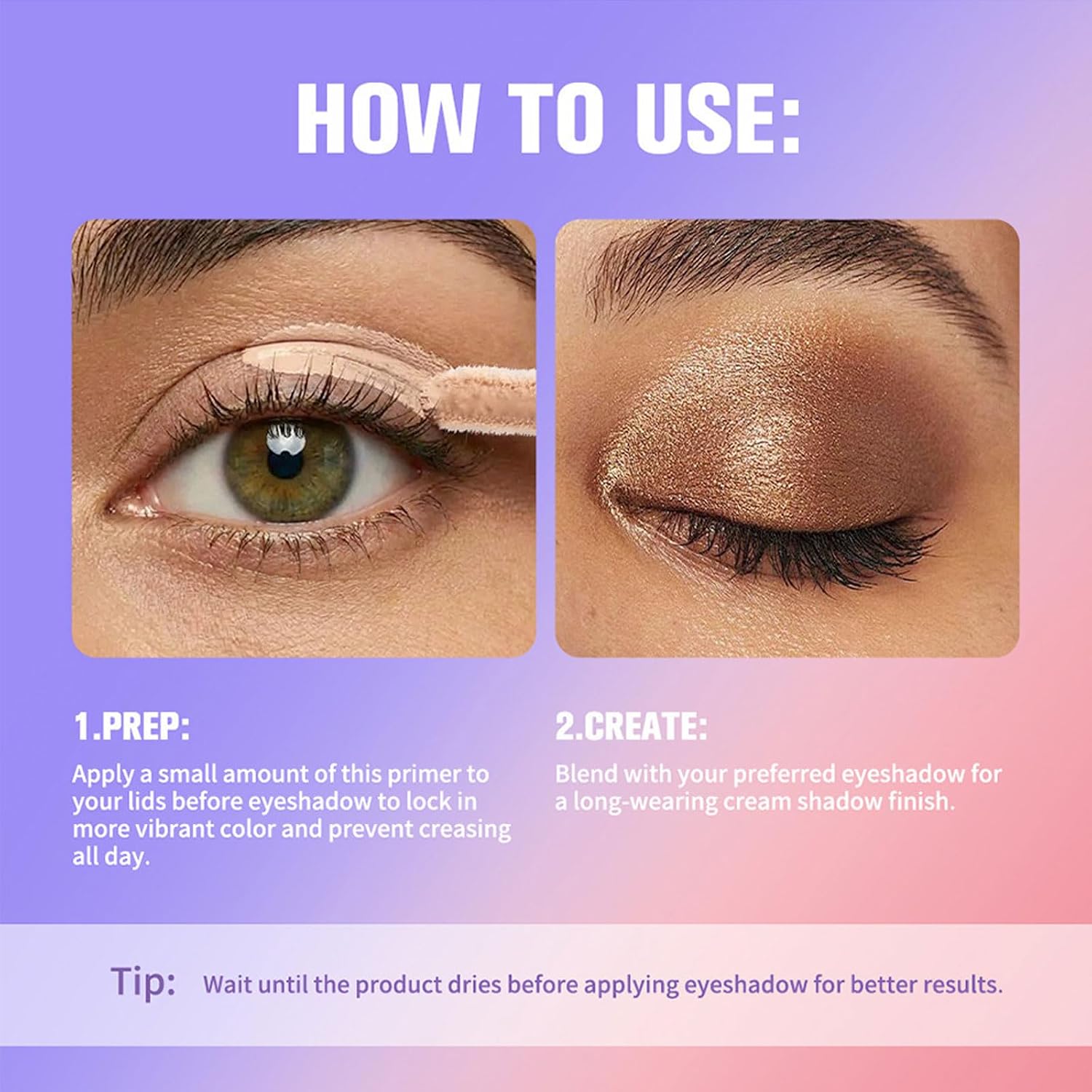 Eyeshadow Primer, Long-Lasting Crease-Re... 7 Eyeshadow Primer, Long-Lasting Crease-Re... - Image 7