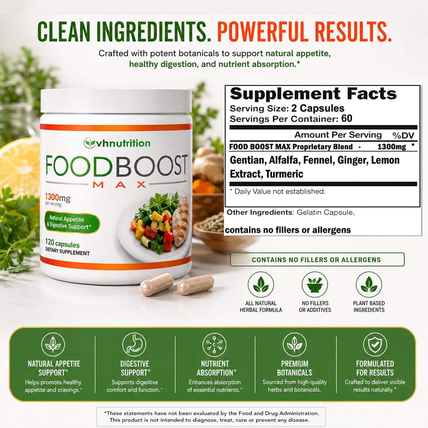 VH Nutrition | FoodBoost MAX | 1300mg Ap... 6 VH Nutrition | FoodBoost MAX | 1300mg Ap... - Image 6