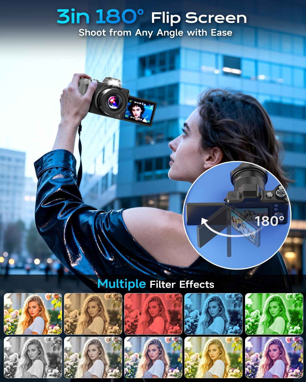 4K Digital Camera for Photography Travel... 6 4K Digital Camera for Photography Travel... - Image 6