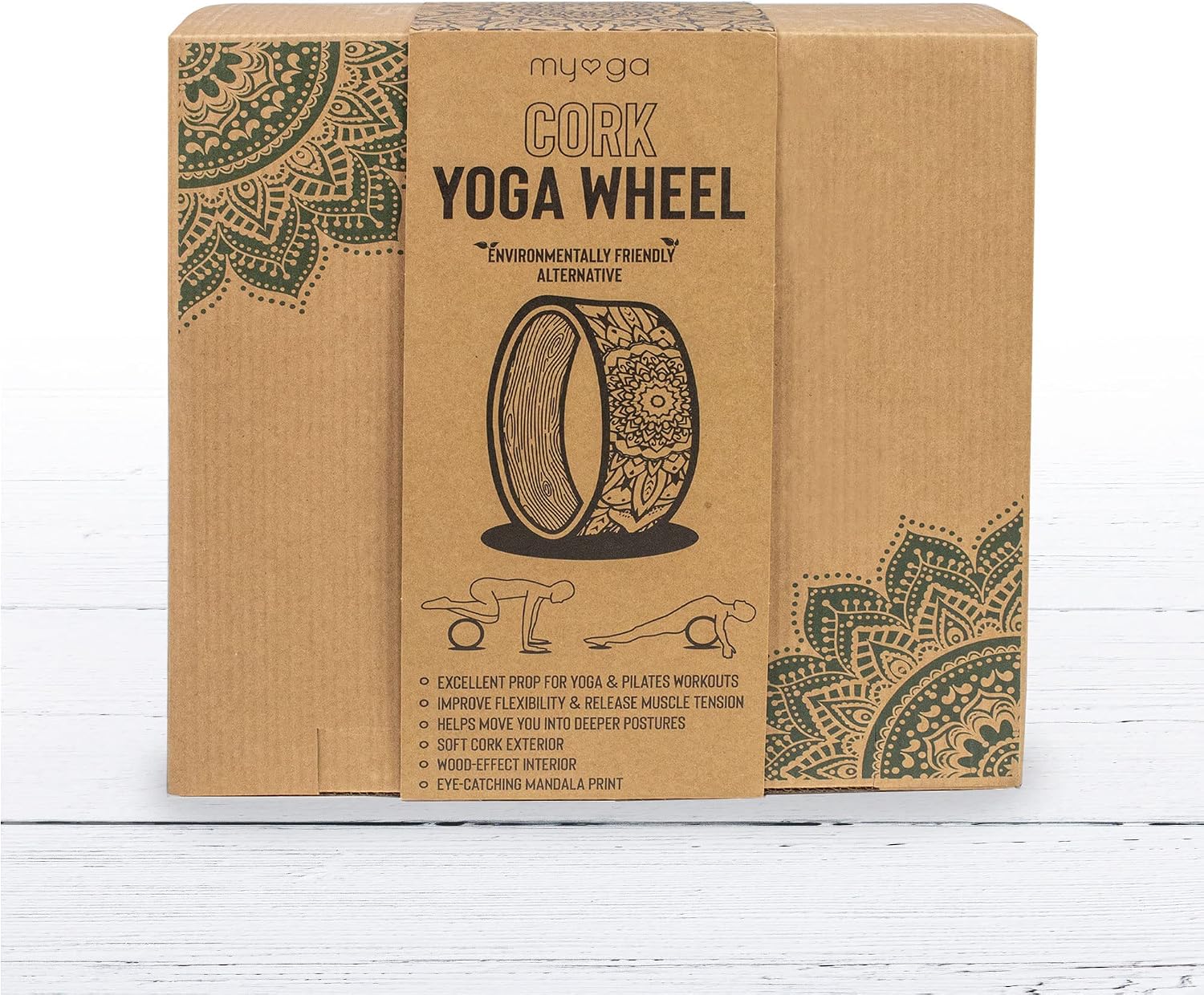 Myga Yoga Wheel,Exercise Prop for Back P... 6 Myga Yoga Wheel,Exercise Prop for Back P... - Image 6