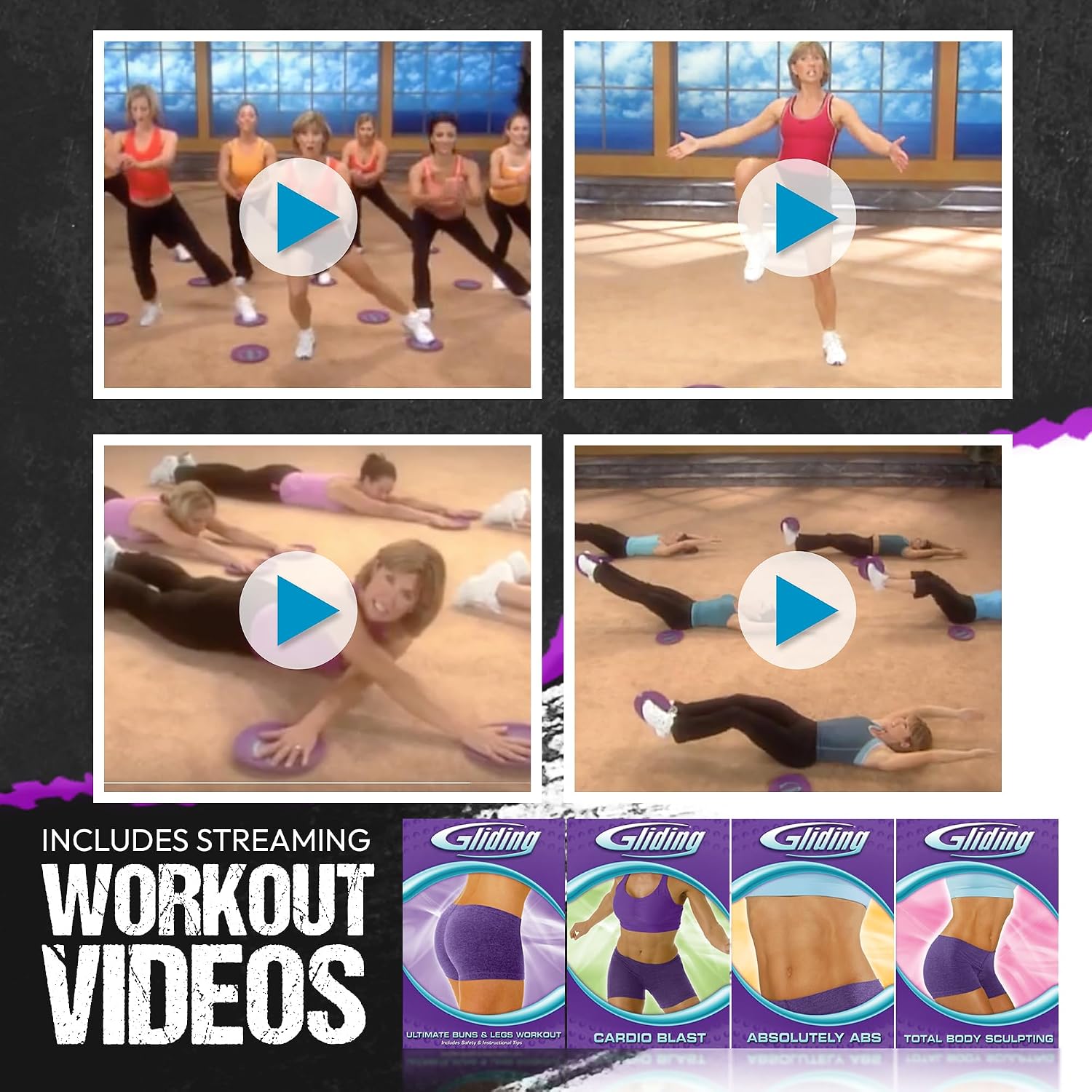 Gliding 9” Sliders for Working Out on Ca... 8 Gliding 9” Sliders for Working Out on Ca... - Image 8
