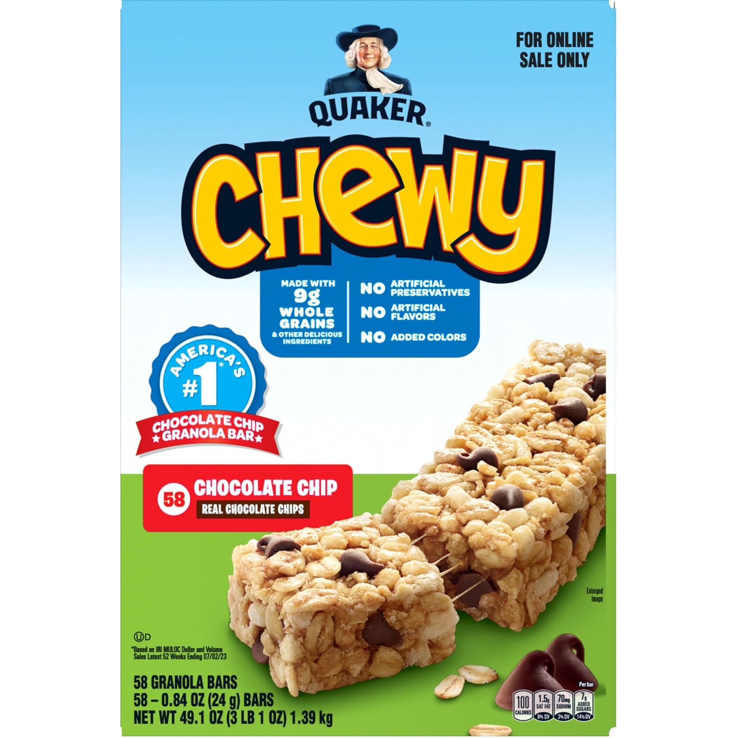 Quaker Chewy Granola Bars, Chocolate Chi... 4 Quaker Chewy Granola Bars, Chocolate Chi... - Image 4