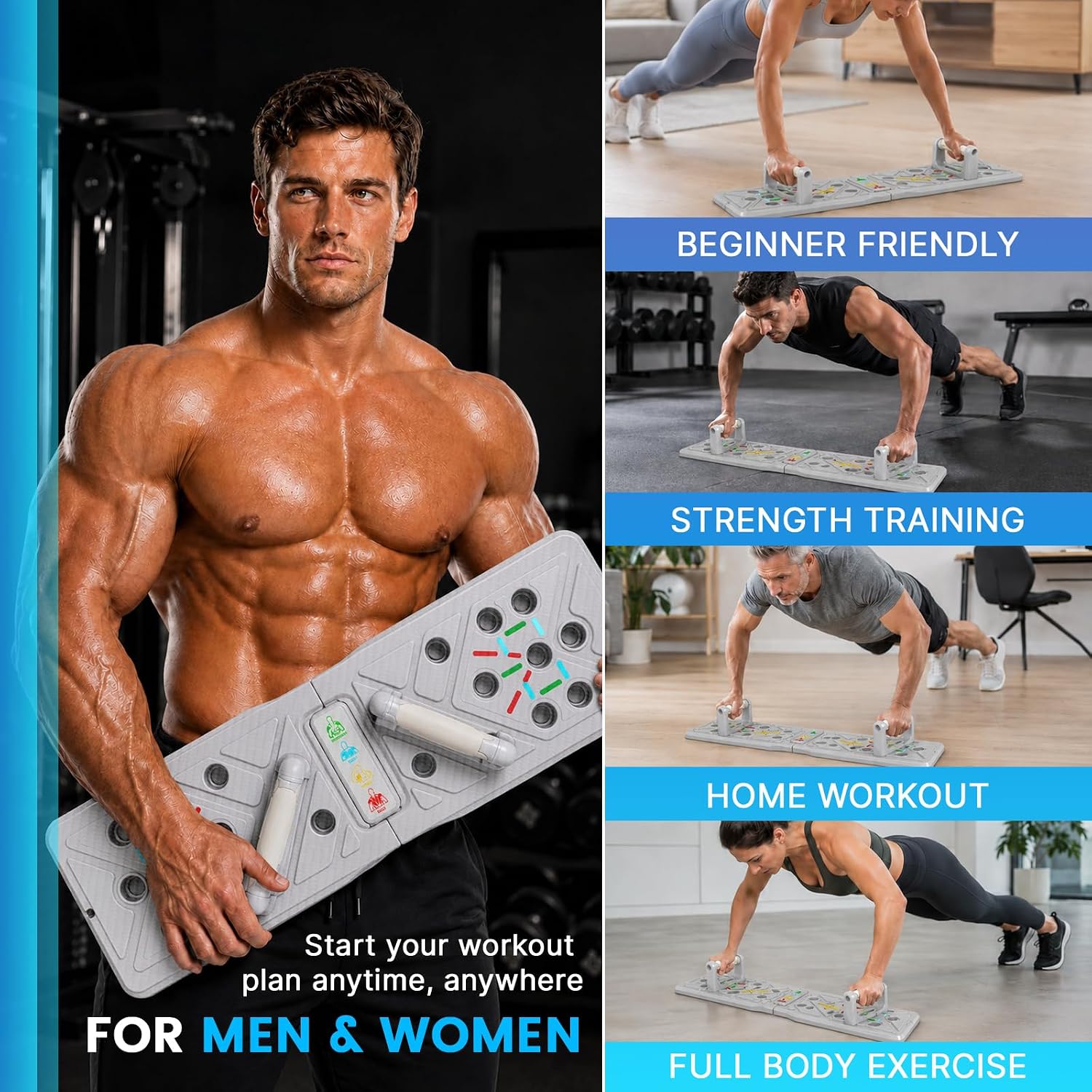 Multi-Functional Push Up Board with Push... 8 Multi-Functional Push Up Board with Push... - Image 8