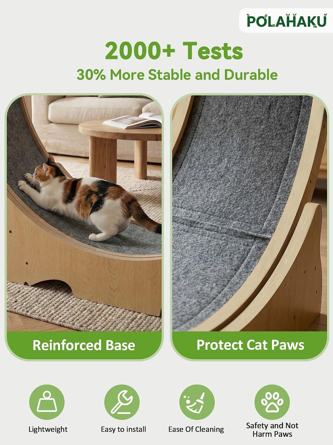 Cat Wheel for Indoor Cats, 47 Inch Diame... 5 Cat Wheel for Indoor Cats, 47 Inch Diame... - Image 5