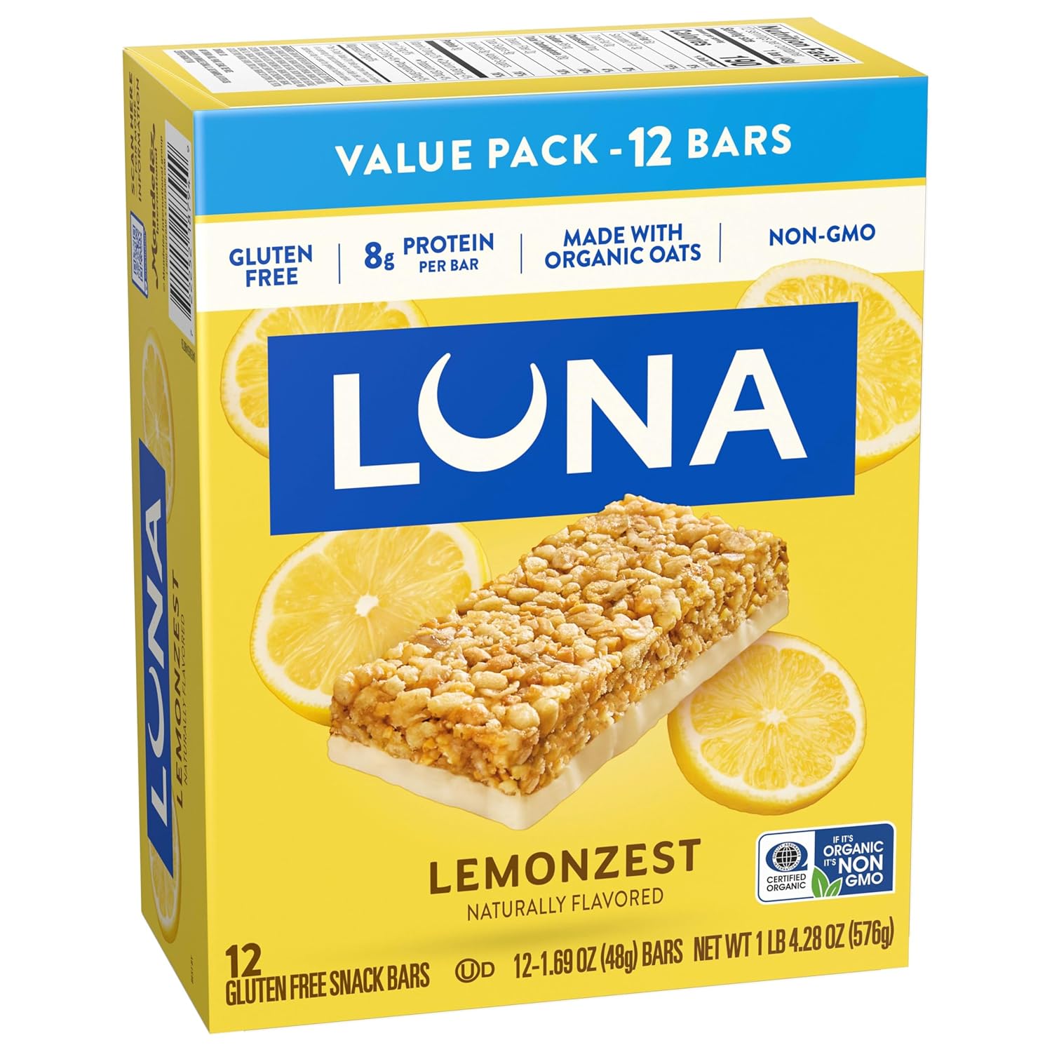 LUNA Bar LemonZest, Gluten Free Snack Ba... 10 LUNA Bar LemonZest, Gluten Free Snack Ba... - Image 10