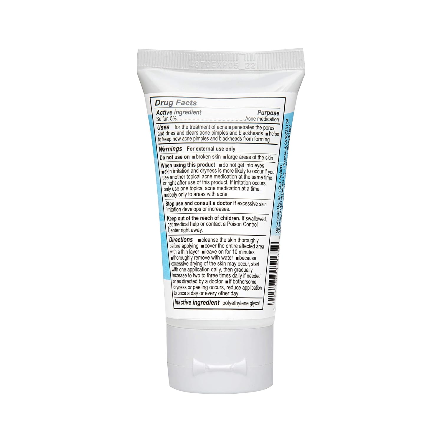 De La Cruz 5% Sulfur Ointment, Cystic Ac... 7 De La Cruz 5% Sulfur Ointment, Cystic Ac... - Image 7