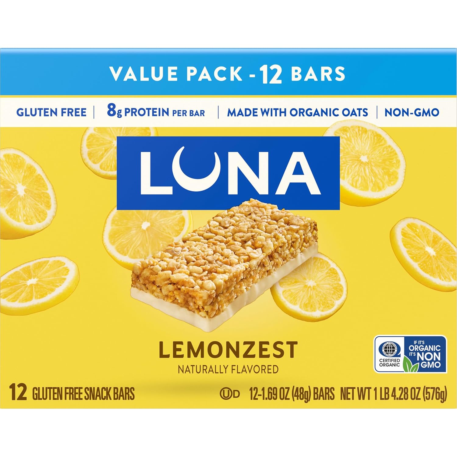 LUNA Bar LemonZest, Gluten Free Snack Ba... 11 LUNA Bar LemonZest, Gluten Free Snack Ba... - Image 11