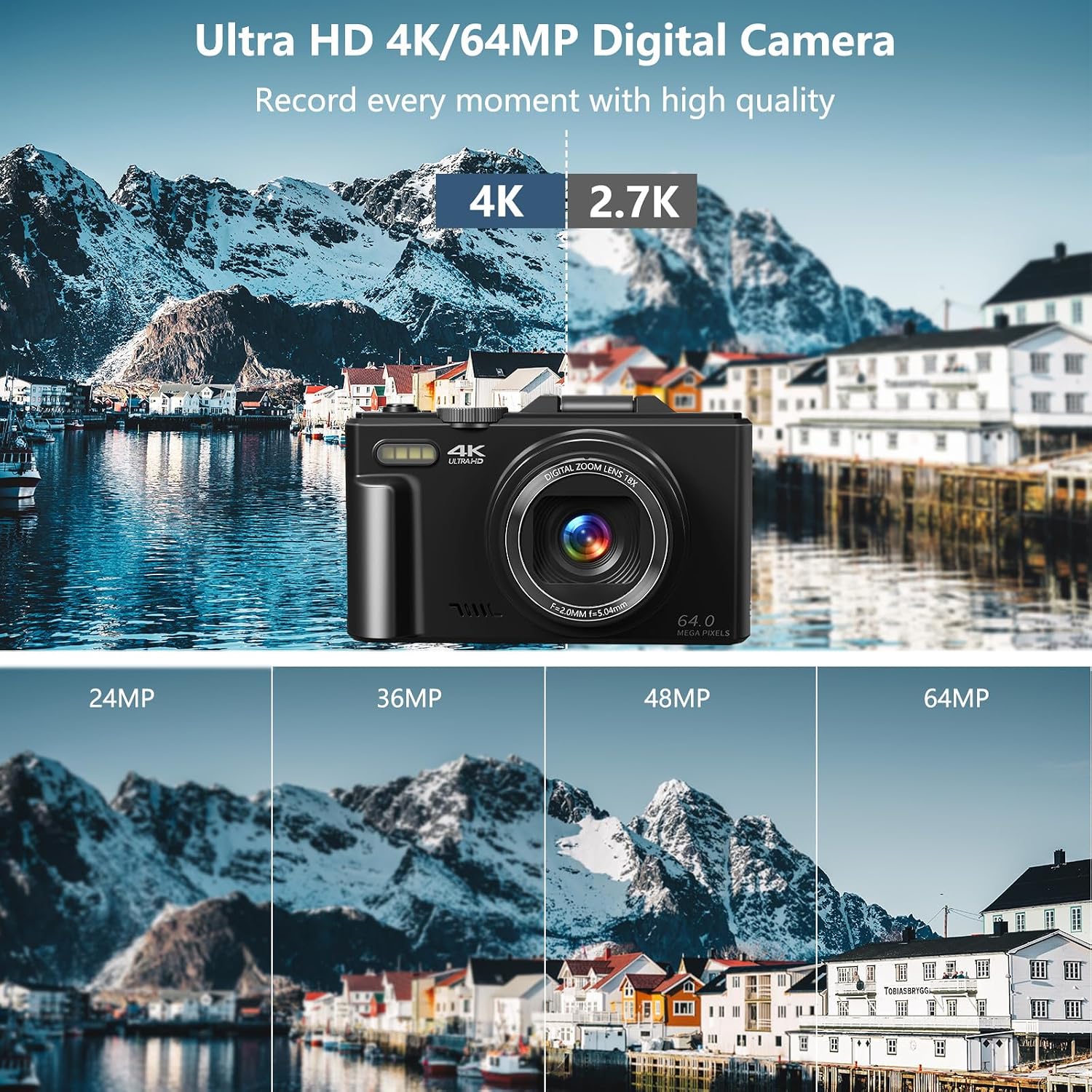 Digital Camera for Photography, 4K Vlogg... 2 Digital Camera for Photography, 4K Vlogg... - Image 2