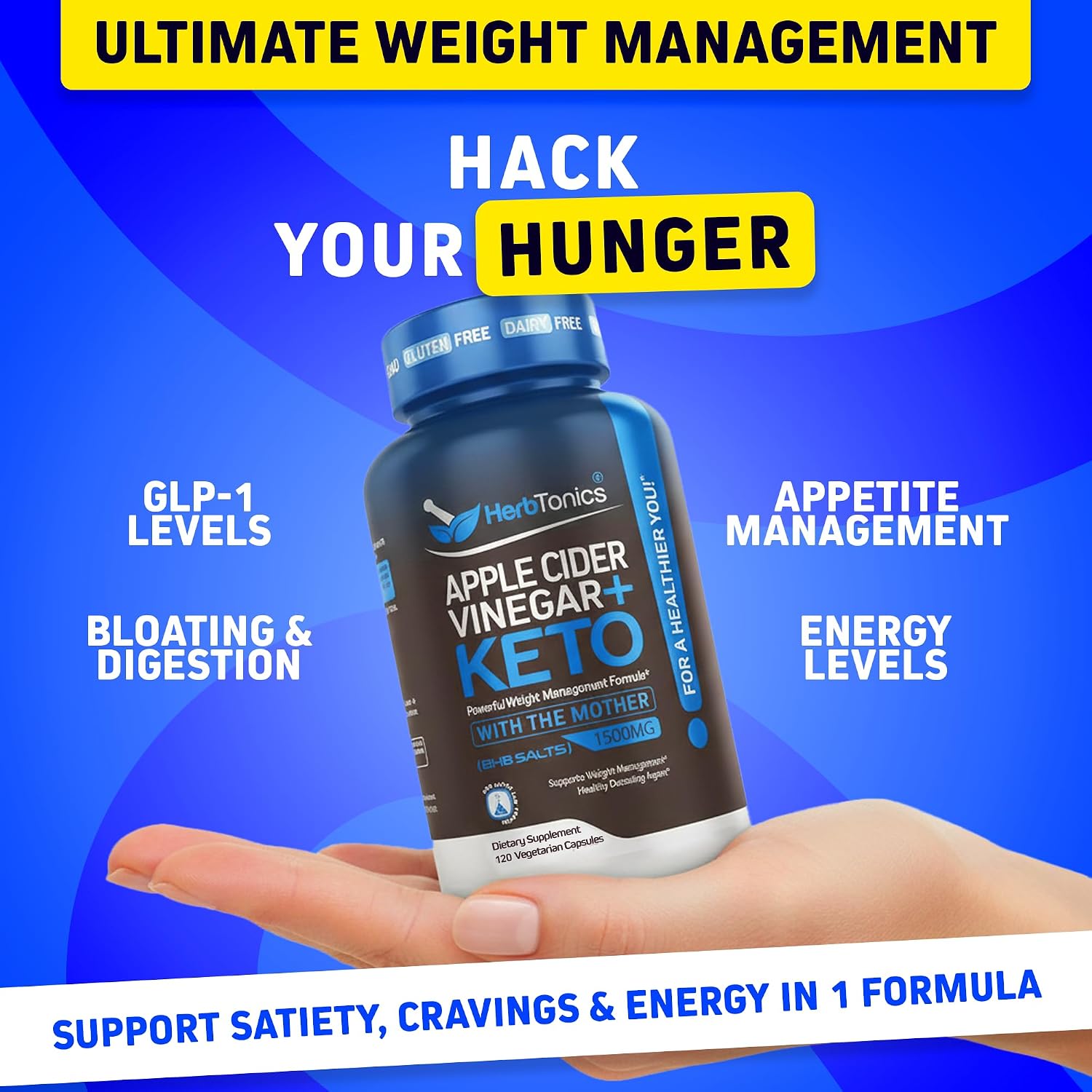 Herbtonics Apple Cider Vinegar + Keto BH... 2 Herbtonics Apple Cider Vinegar + Keto BH... - Image 2