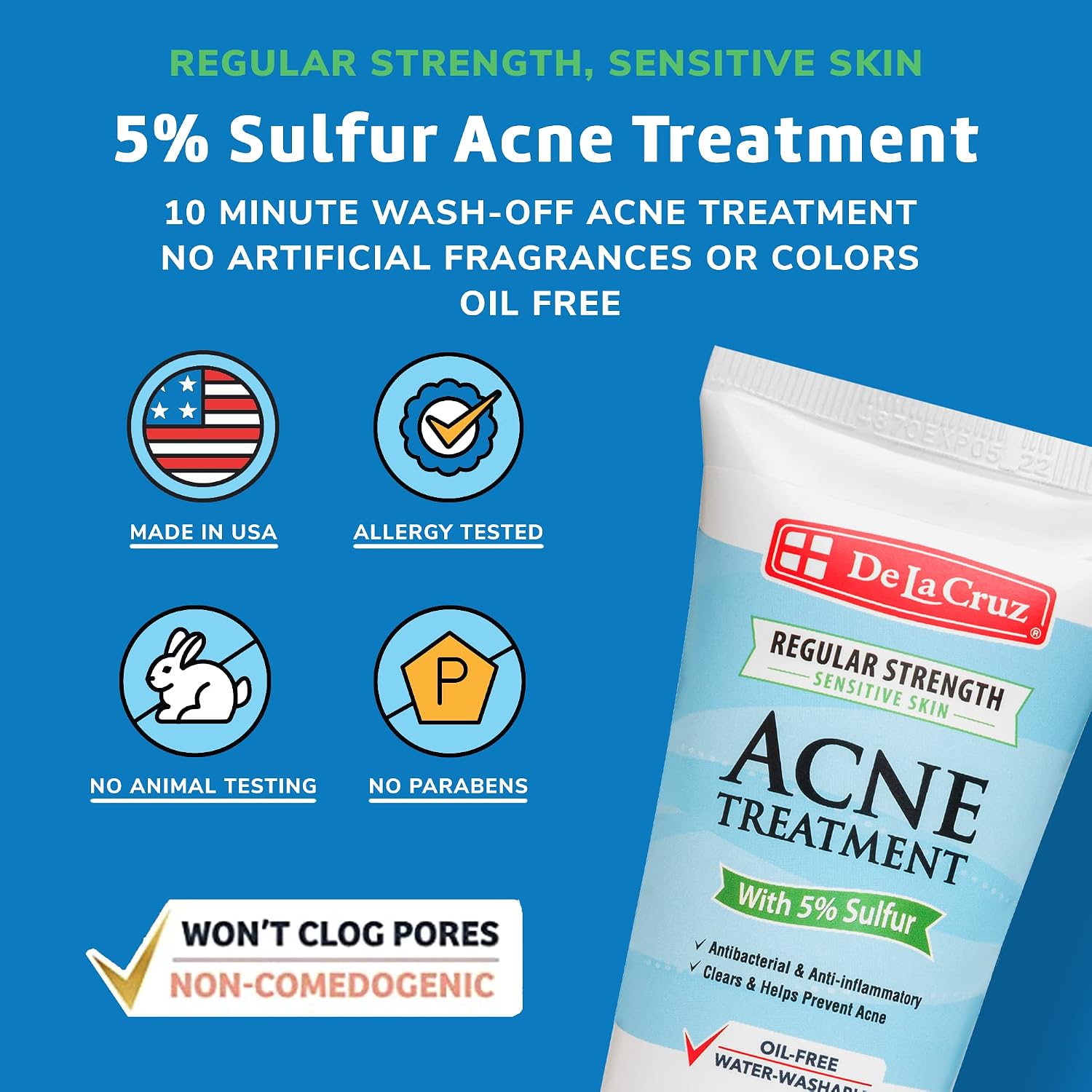 De La Cruz 5% Sulfur Ointment, Cystic Ac... 2 De La Cruz 5% Sulfur Ointment, Cystic Ac... - Image 2