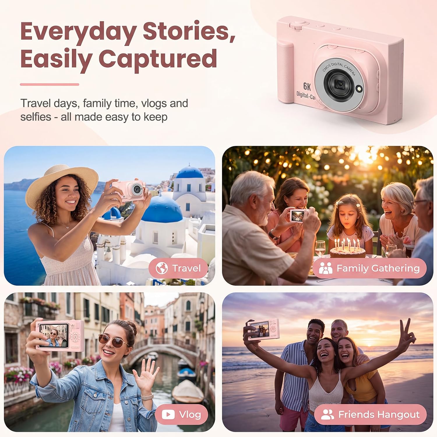 Digital Camera with WiFi, 2-in-1 Camera ... 3 Digital Camera with WiFi, 2-in-1 Camera ... - Image 3