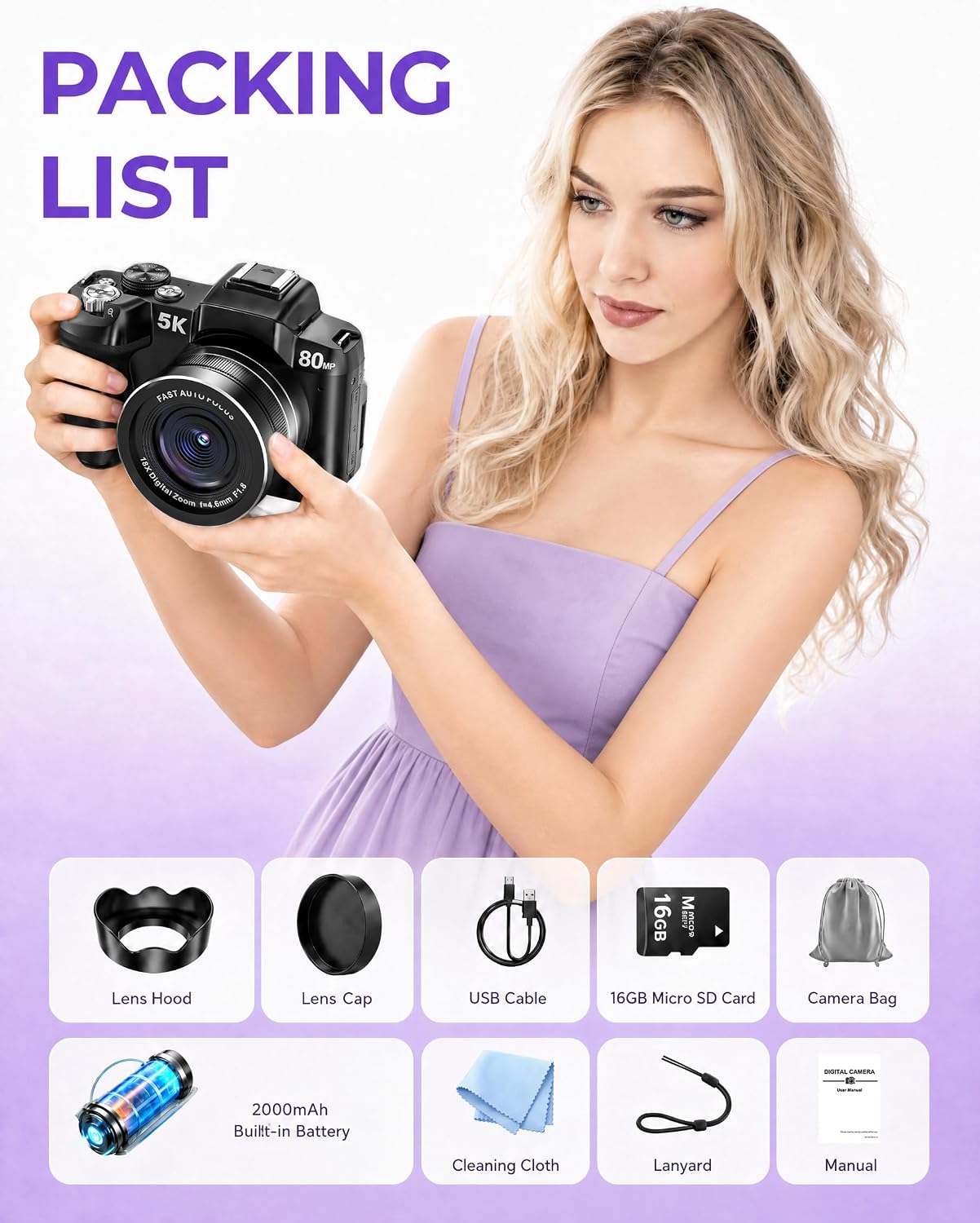 Cameras for Photography 5K Digital Camer... 9 Cameras for Photography 5K Digital Camer... - Image 9